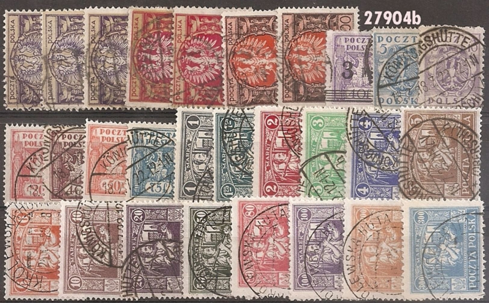 1919/21 - Lot De 58 Timbres Oblitérés - Usati