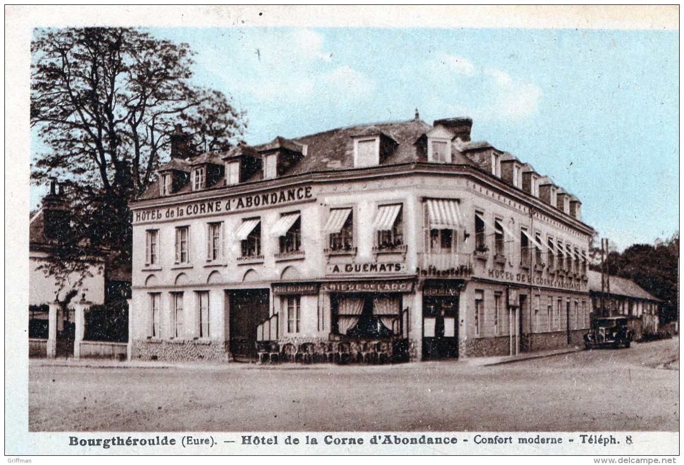 BOURGTHEROULDE HOTEL DE LA CORNE D'ABONDANCE TBE - Bourgtheroulde