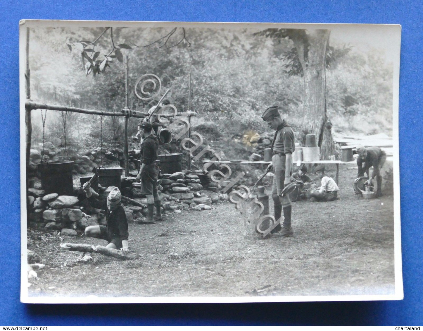 Fotografia D'epoca - Foto Boy Scout Liguria - Campo Di Altare (3) - 1924 - Altri & Non Classificati