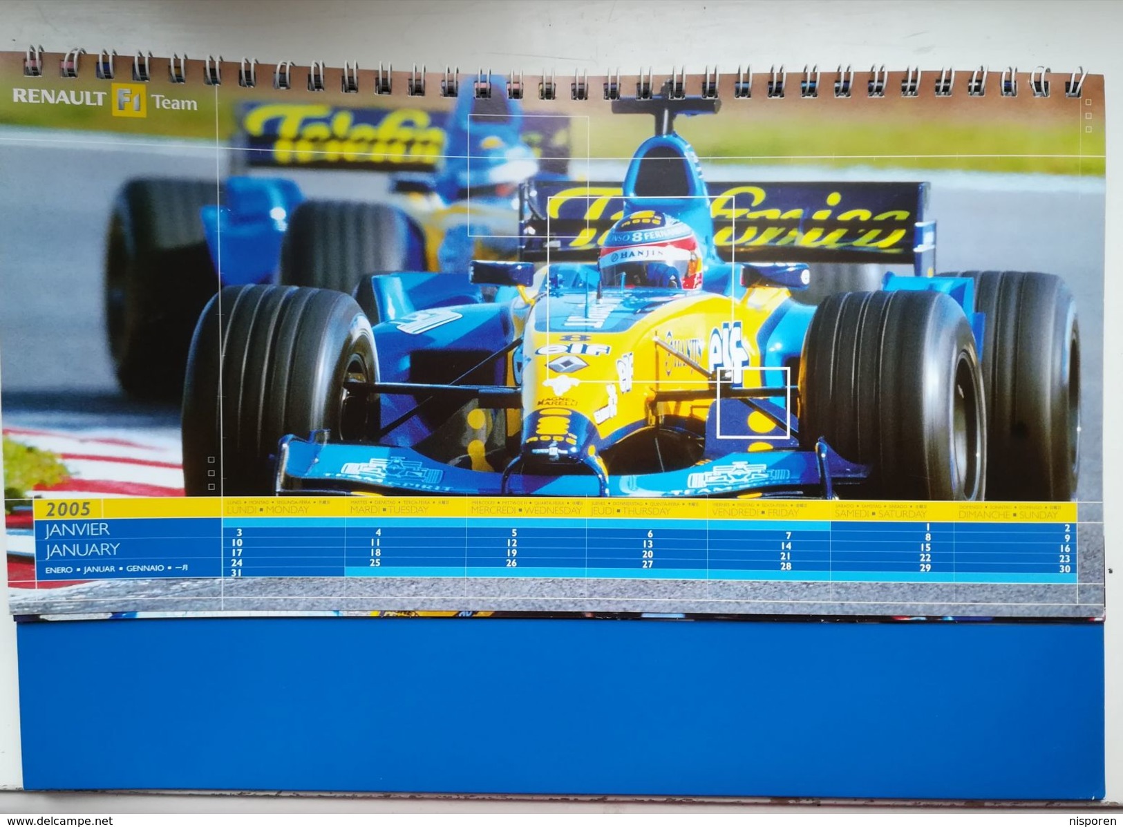 Calendrier Renault F1 Team 2005 - Autres & Non Classés