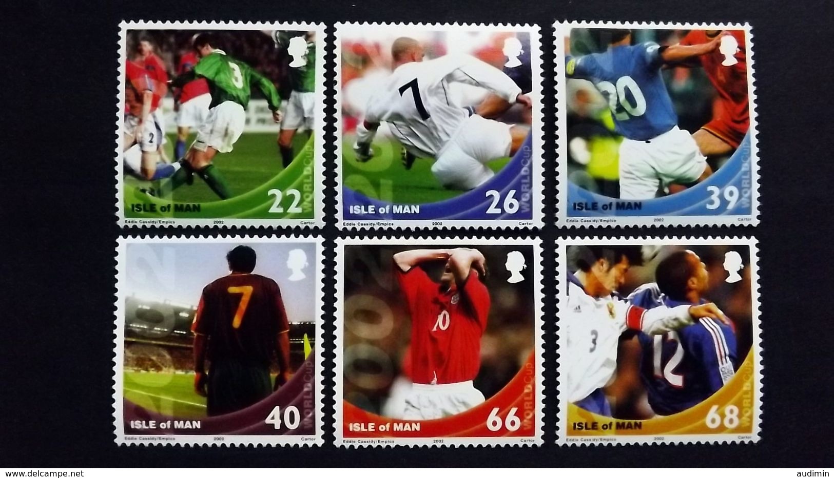 Isle Of Man 967/72 **/mnh, Fußball-Weltmeisterschaft, Japan Und Südkorea - Isola Di Man