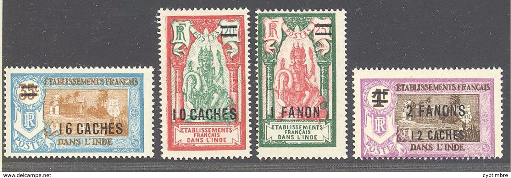 Inde: Yvert N°81/84*;  Cote 12.50€ - Unused Stamps