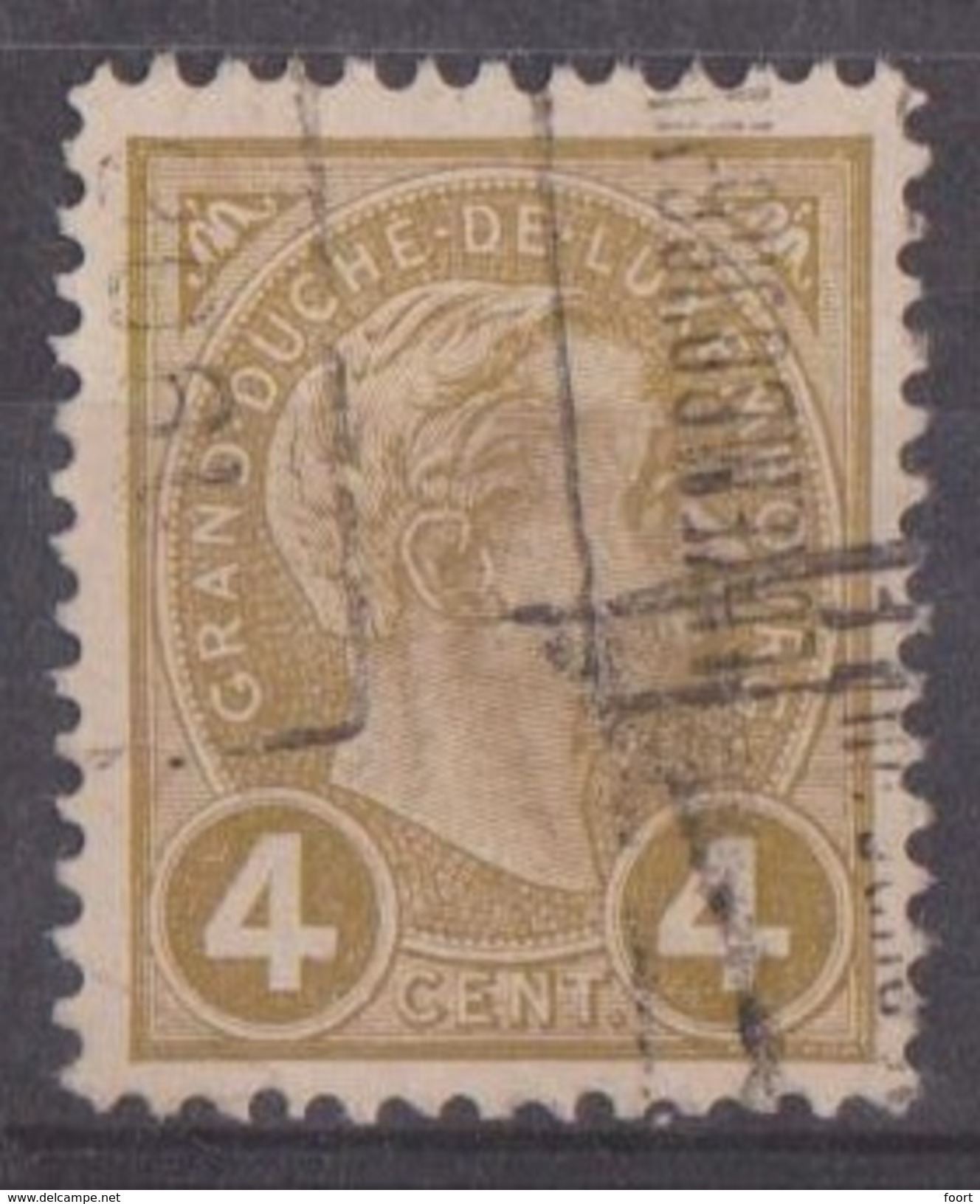 Luxembourg 1908 Prifix Nr. 45A - Préoblitérés