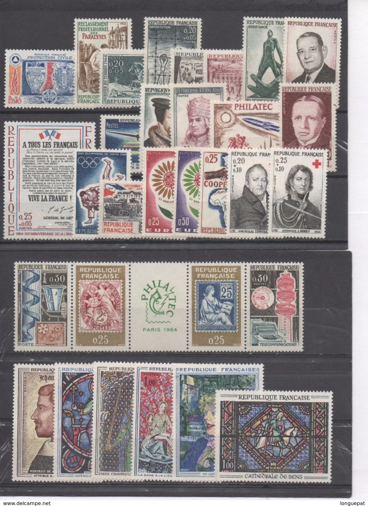 FRANCE * Timbres-Poste + Préoblitérés + Taxe  De 1964 - 1960-1969