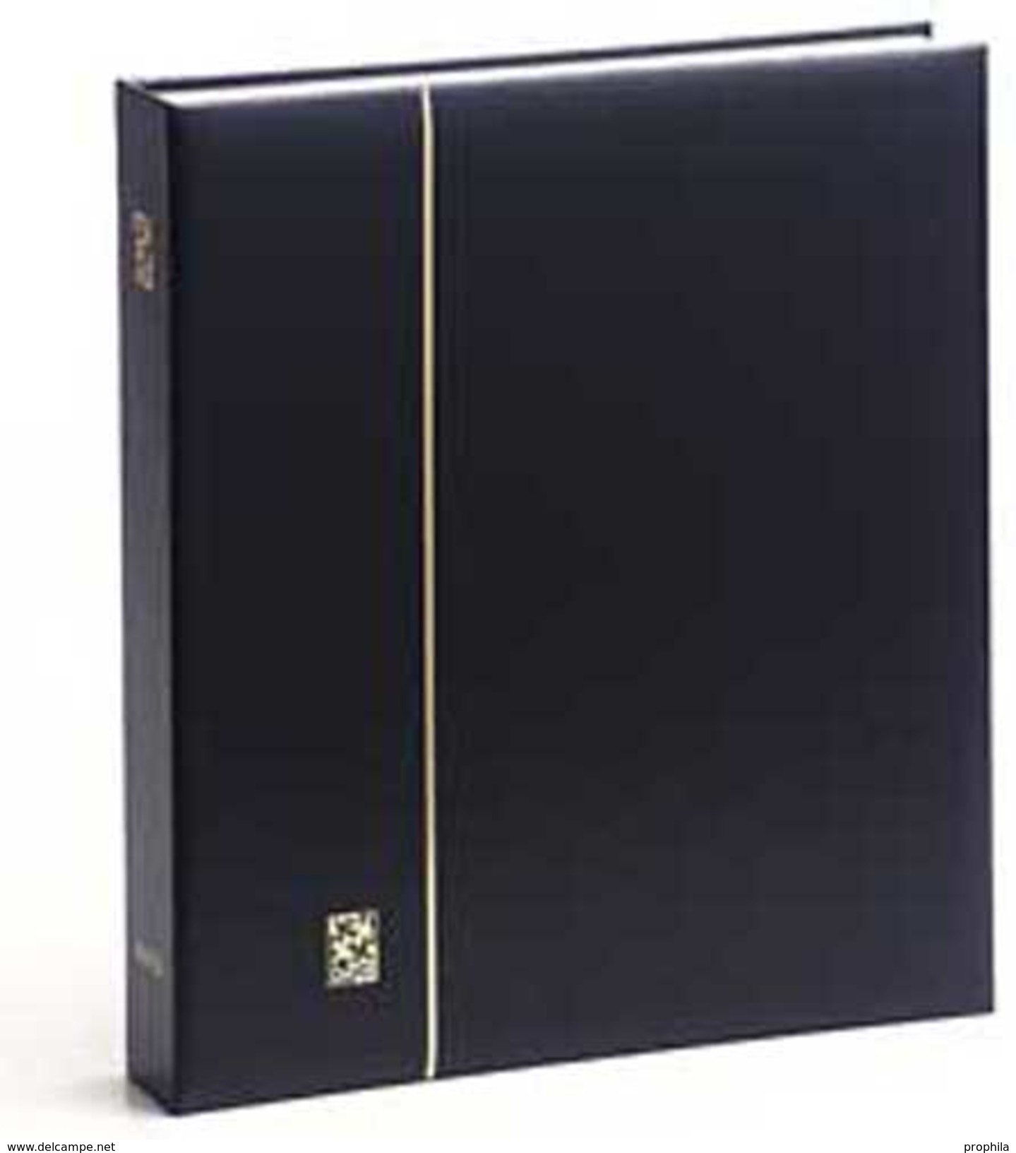 DAVO 10041 Luxus Binder Briefmarkenalbum 1250 (neutral) - Large Format, Black Pages