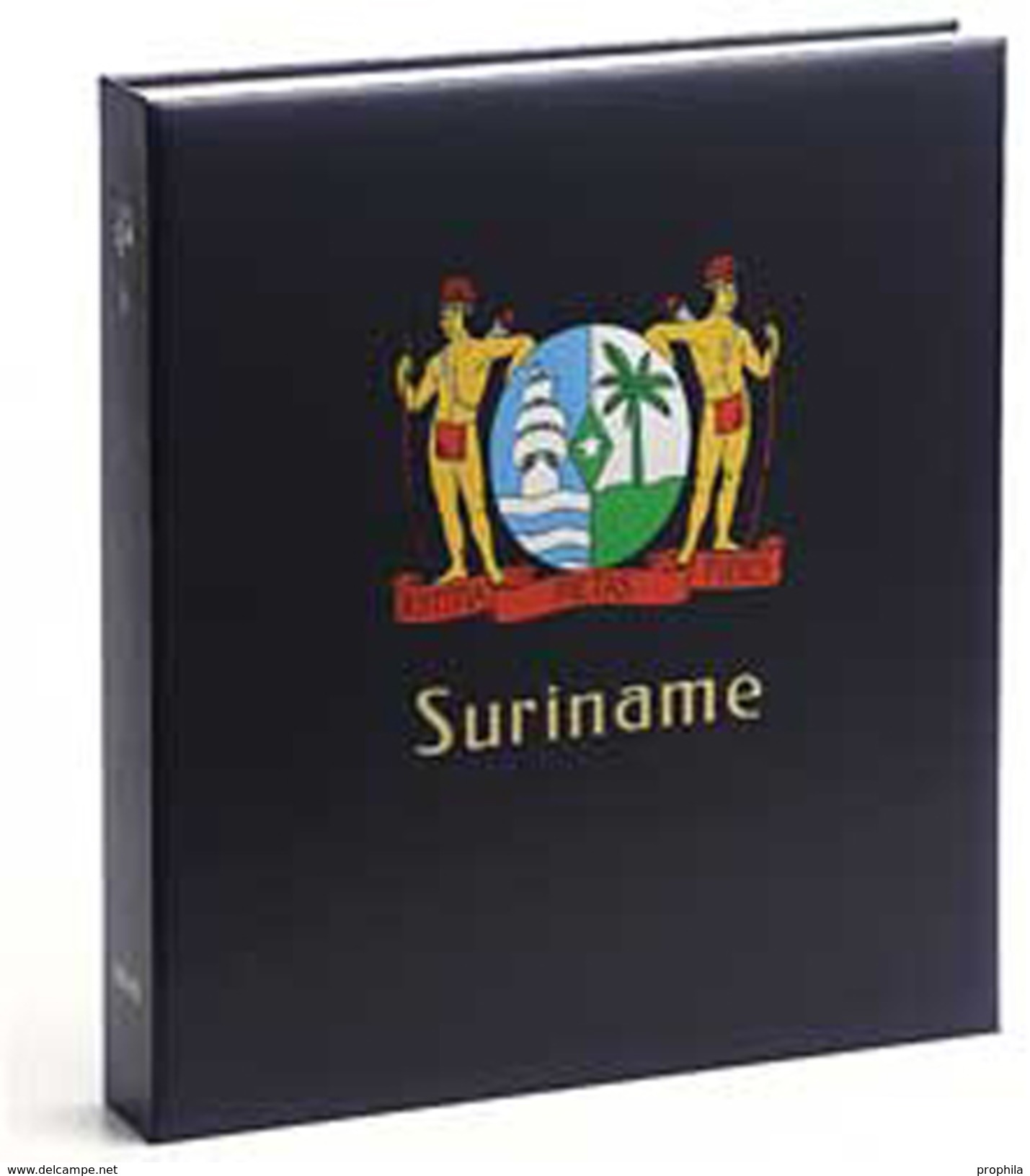 DAVO 1143 Luxus Binder Briefmarkenalbum Surinam III - Large Format, Black Pages