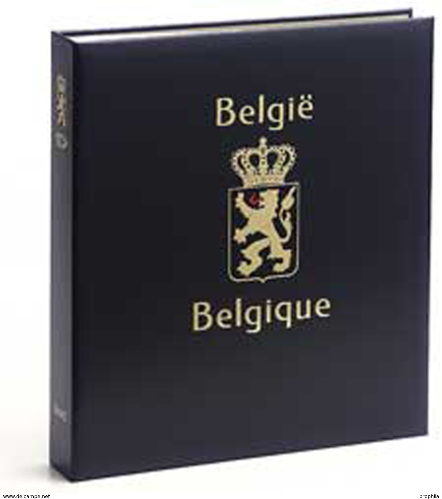 DAVO 11941 Luxus Binder Briefmarkenalbum Belgien VI - Large Format, Black Pages