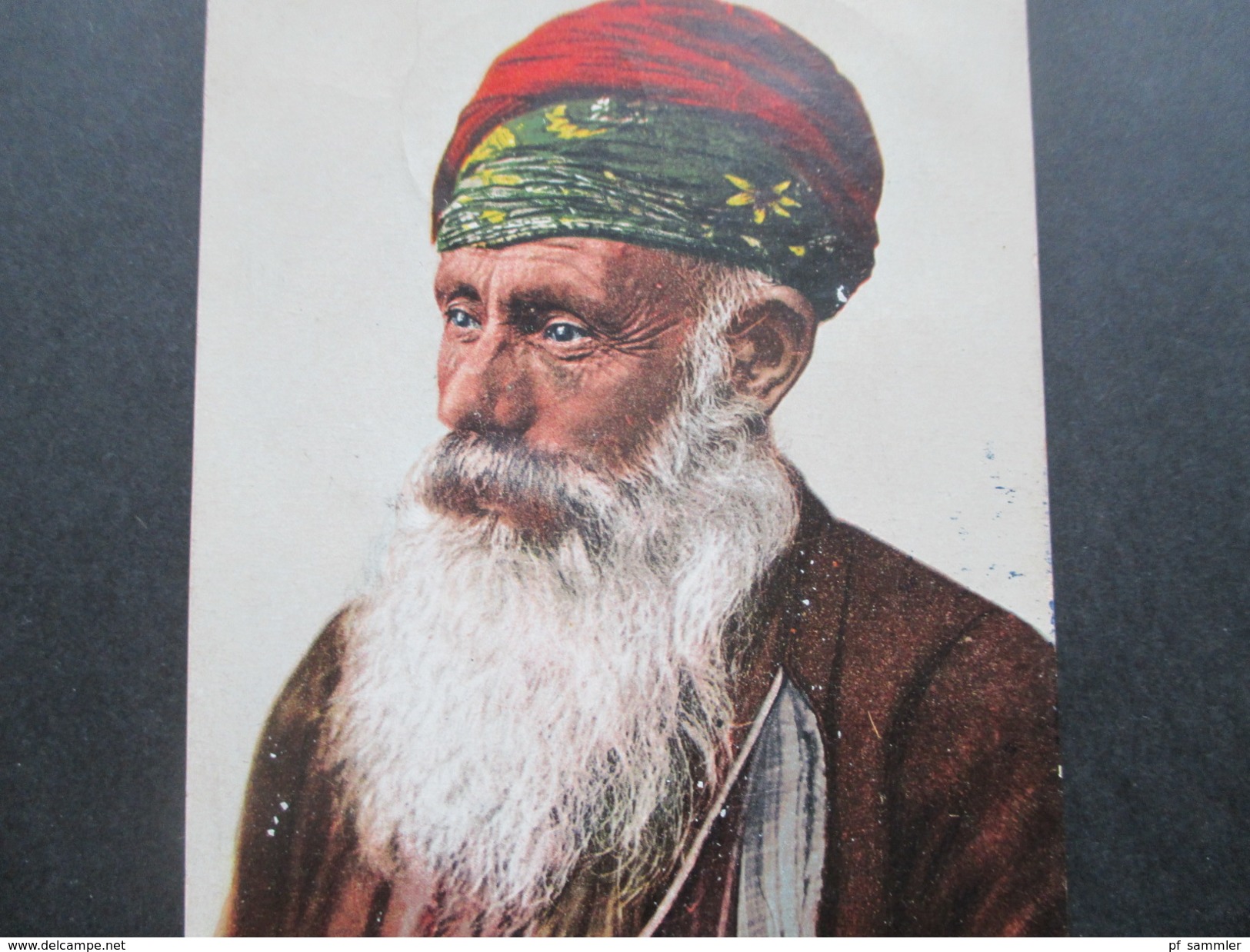 AK Tracht. Souvenir De Vieux Kurde. Editeur Max Fruchtermann, Constantinople. Phot. Berggren. Türkei 1906 - Asien