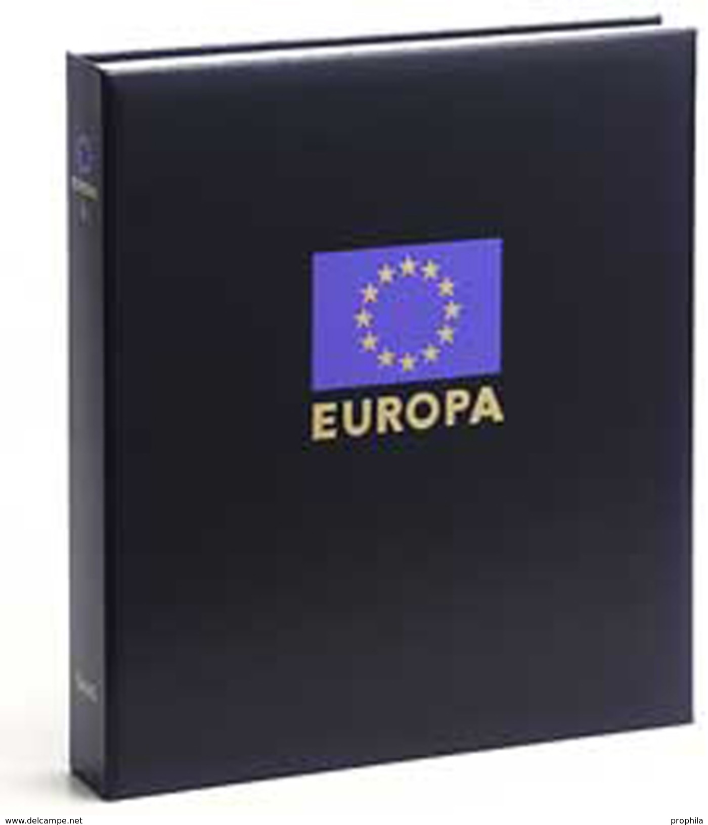 DAVO 13345 Luxus Binder Briefmarkenalbum Europa X - Large Format, Black Pages