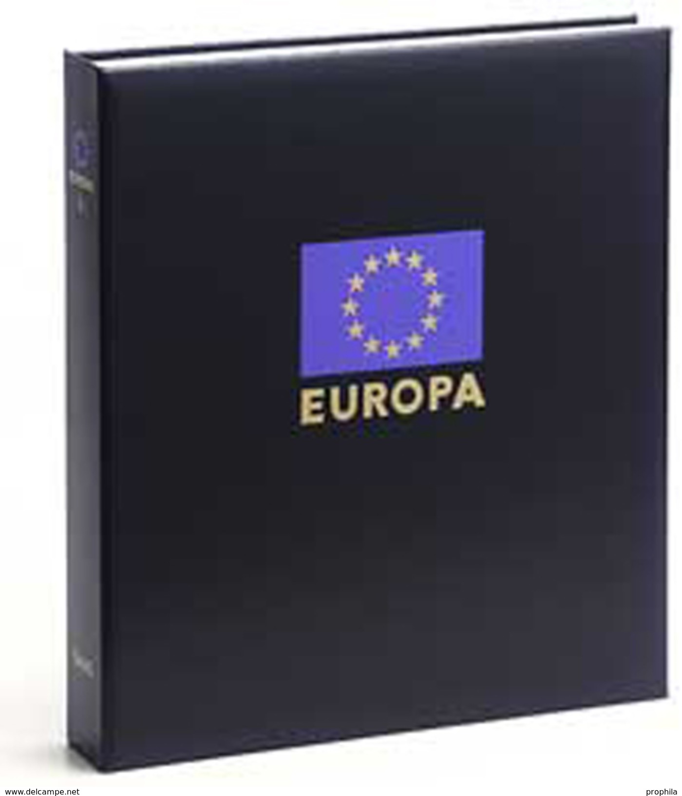 DAVO 13345 Luxus Binder Briefmarkenalbum Europa X - Groß, Grund Schwarz