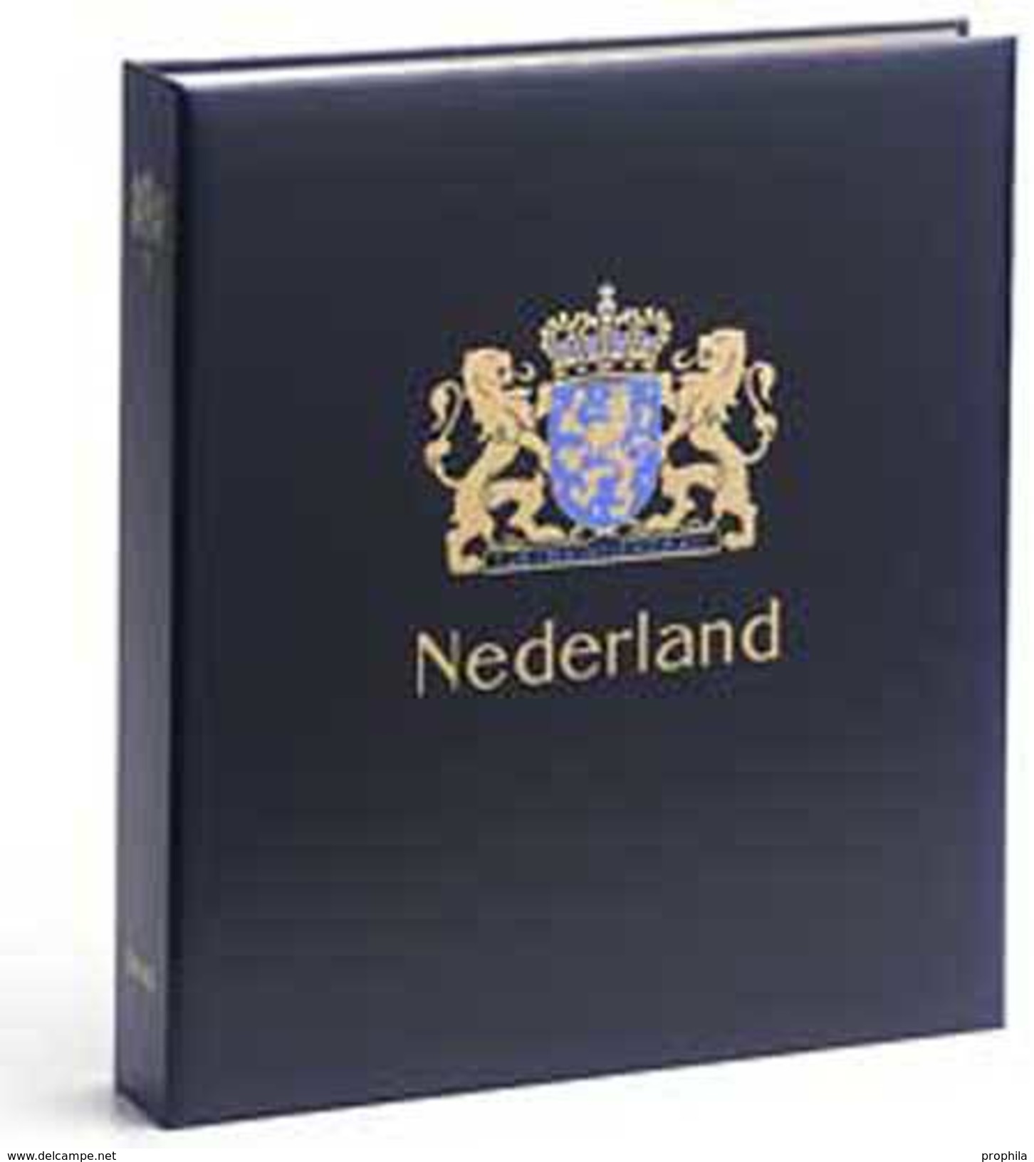 DAVO 141 Luxus Binder Briefmarkenalbum Niederlande I - Large Format, Black Pages