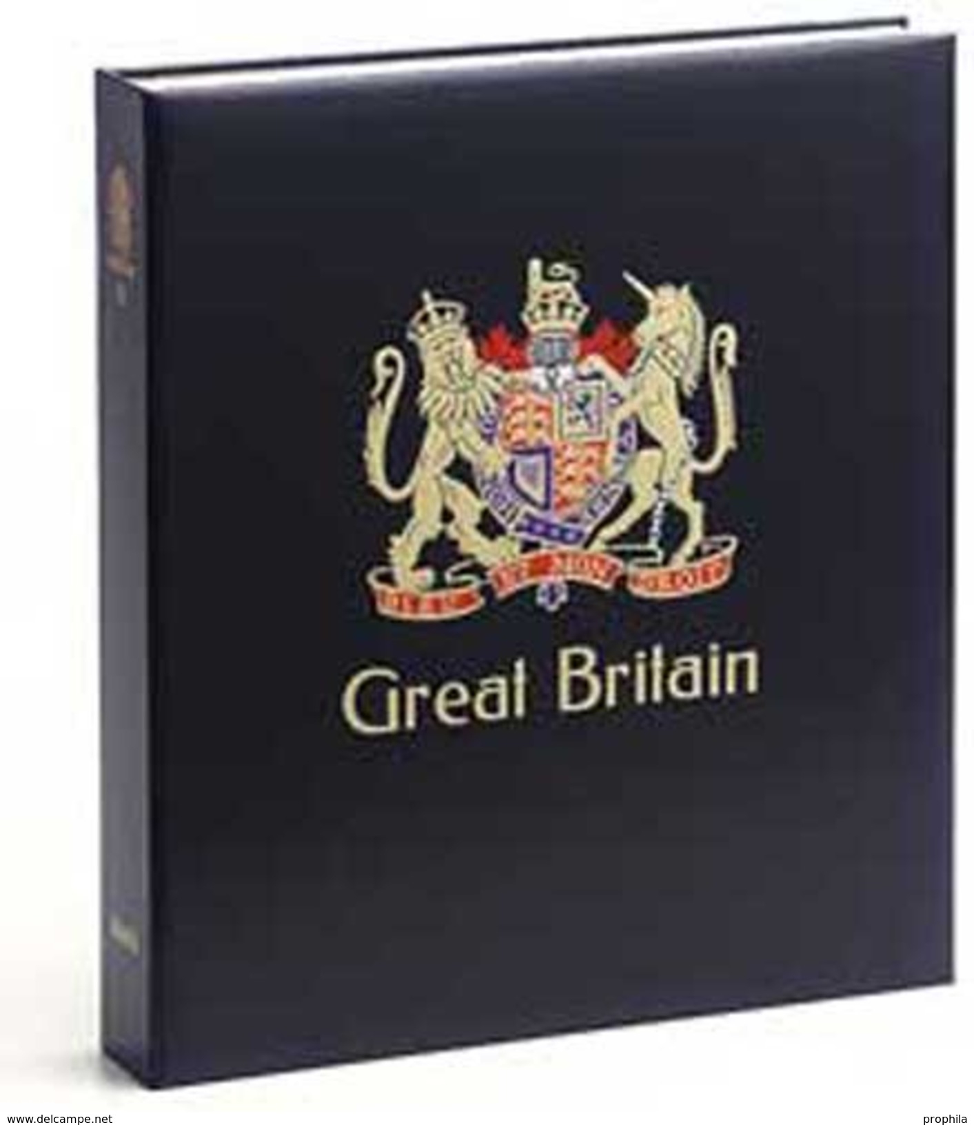 DAVO 14281 Luxus Binder Briefmarkenalbum Großbritannien VI - Groß, Grund Schwarz