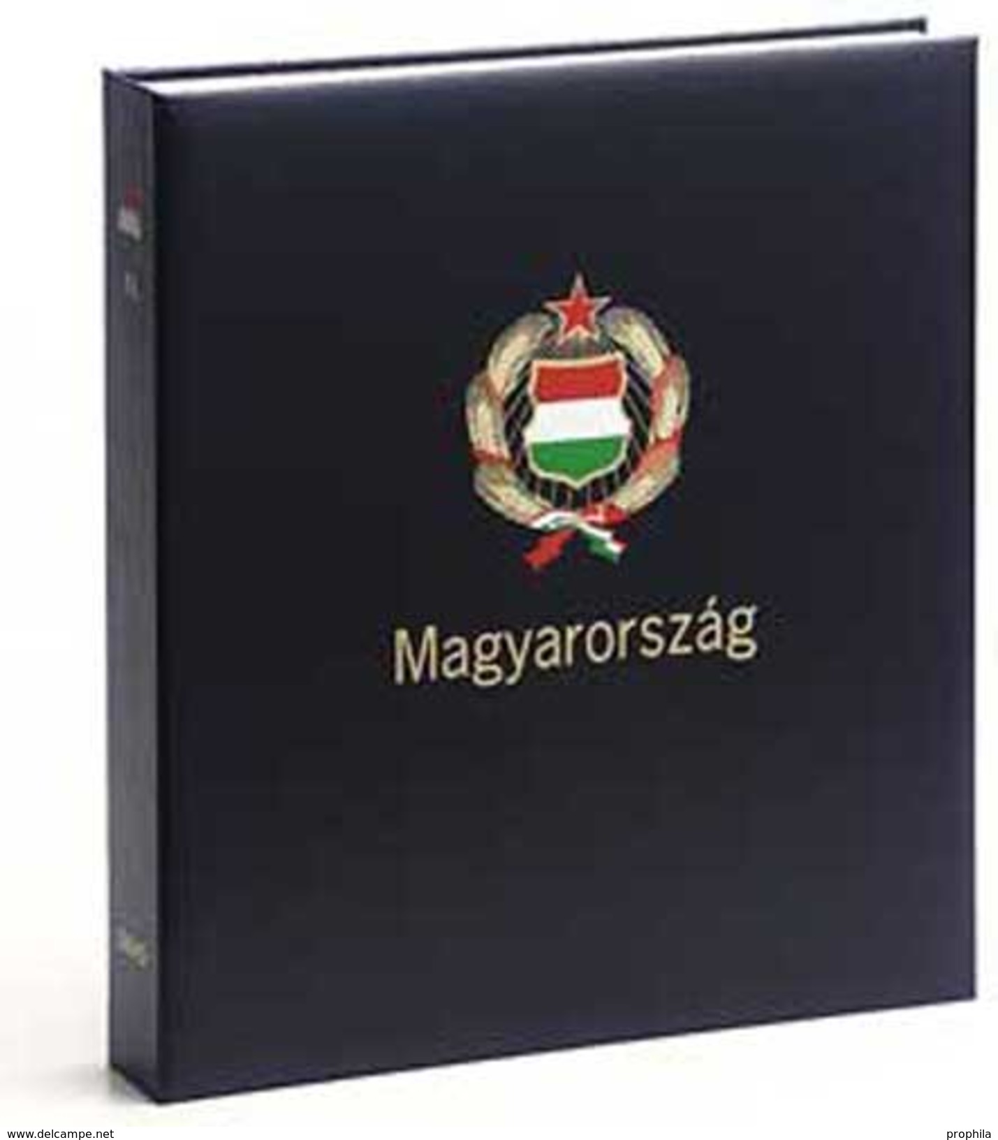 DAVO 15541 Luxus Binder Briefmarkenalbum Ungarn VI - Large Format, Black Pages