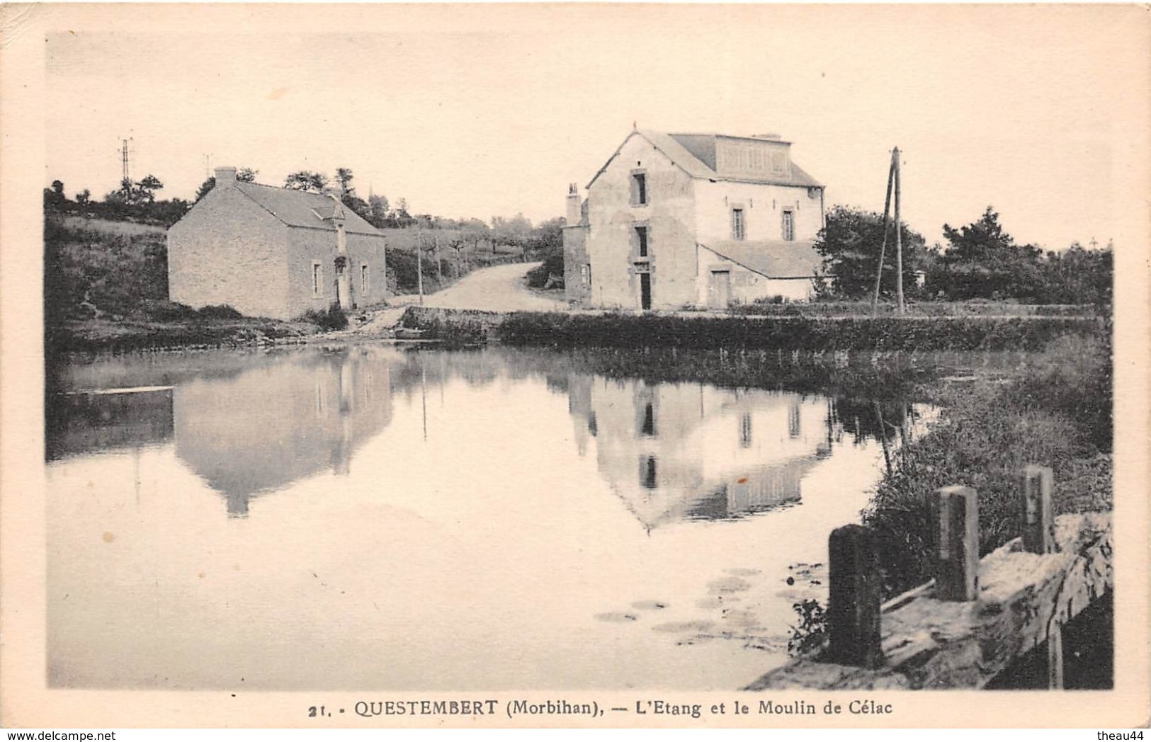 ¤¤  -  QUESTEMBERT   -   L'Etang Et Le Moulin De Célac  -  ¤¤ - Questembert