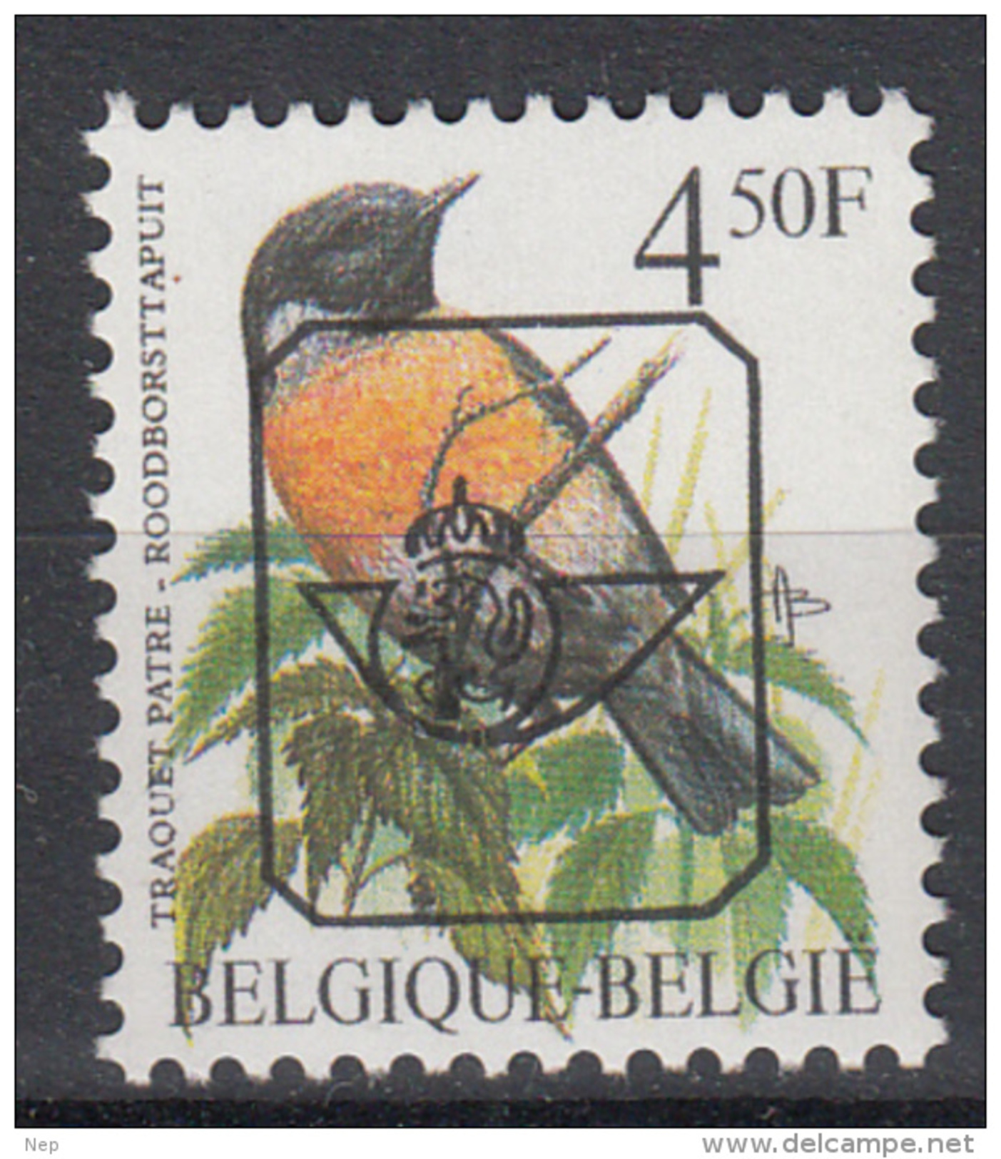 BELGIË - OBP - PREO - Nr 825 P6 - MNH** - Tipo 1986-96 (Uccelli)