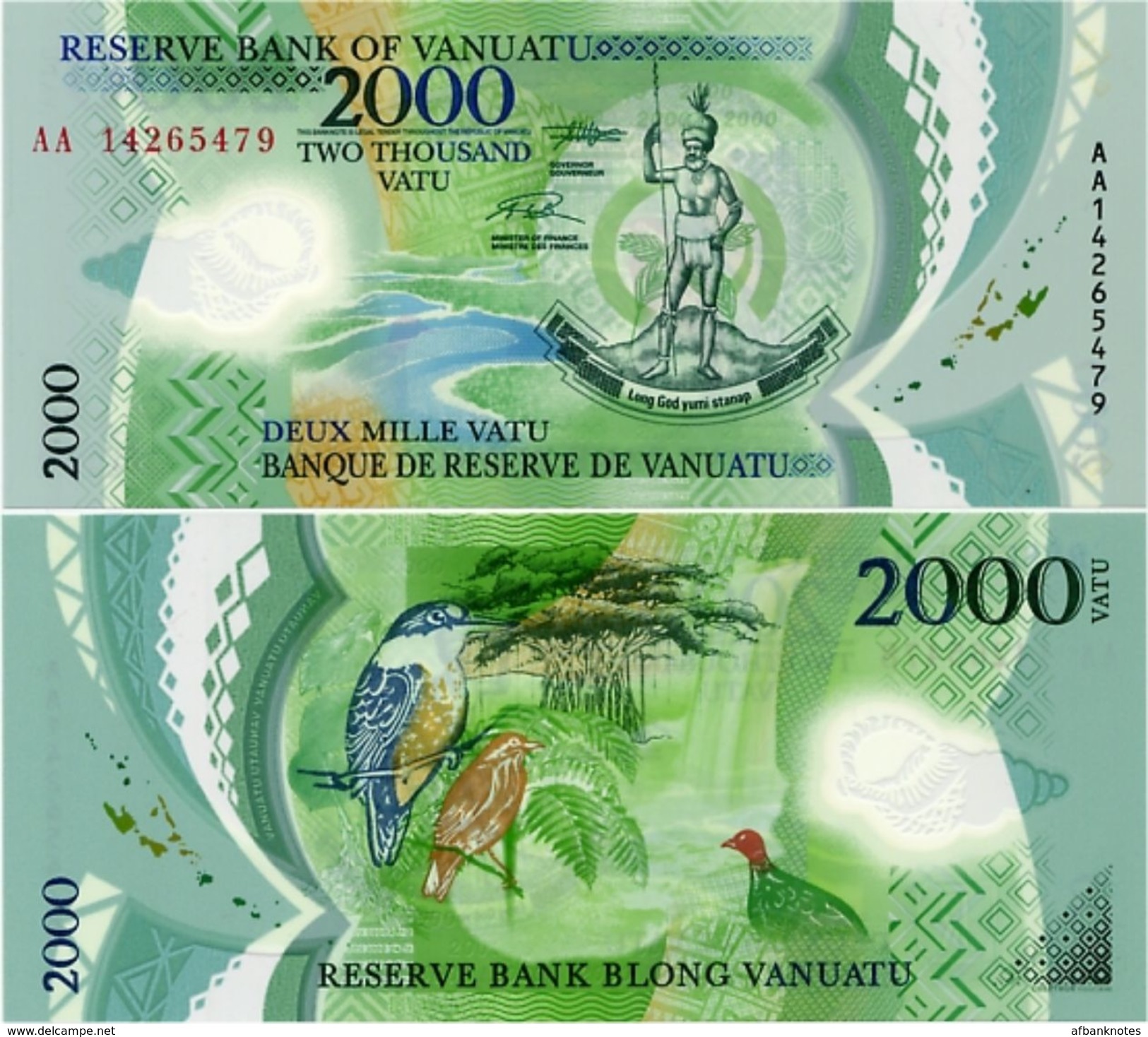 VANUATU       2000 Vatu       P-14       (20)14       UNC - Vanuatu