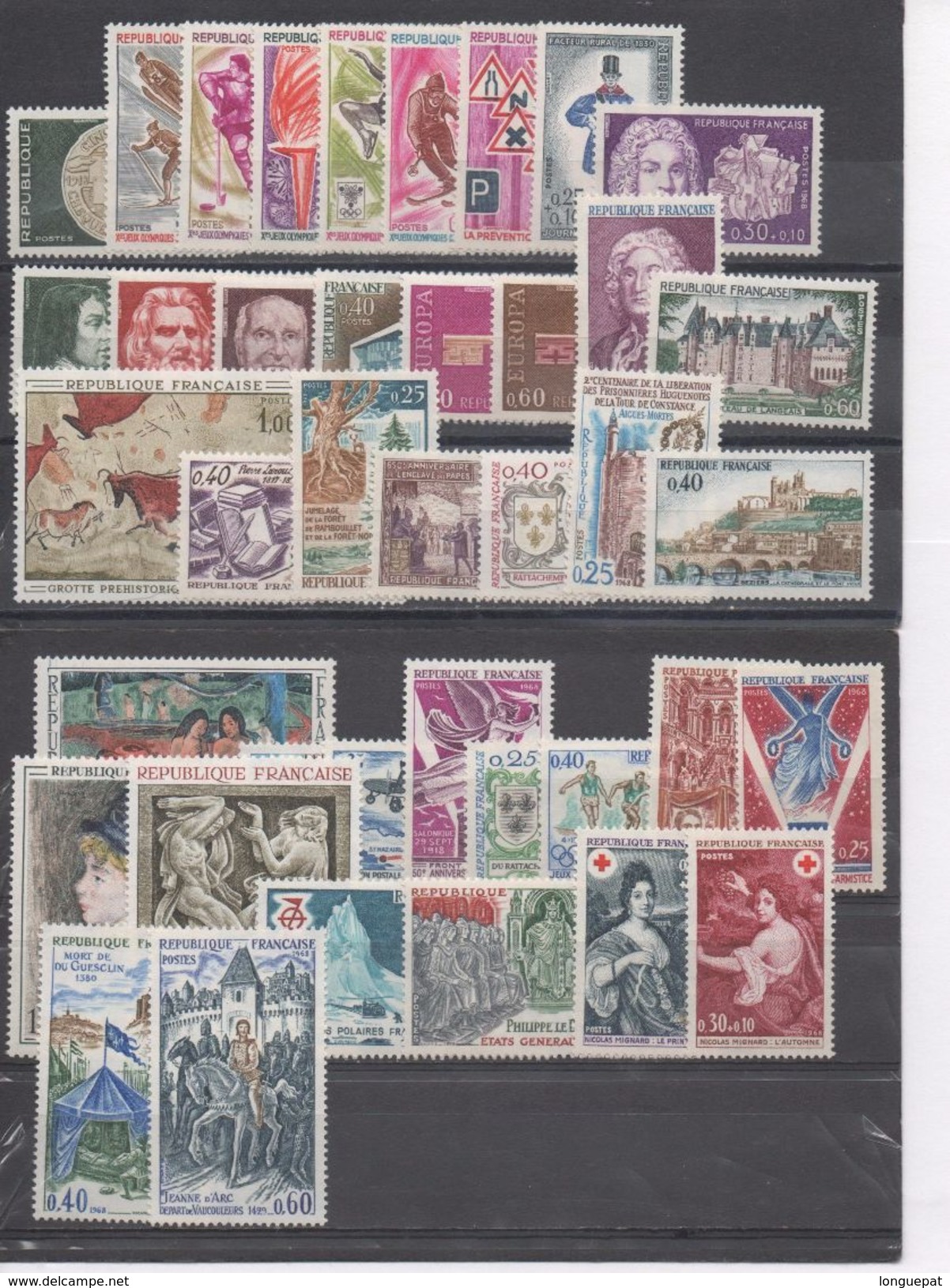 FRANCE - Timbres-Poste  De 1968 - 1960-1969