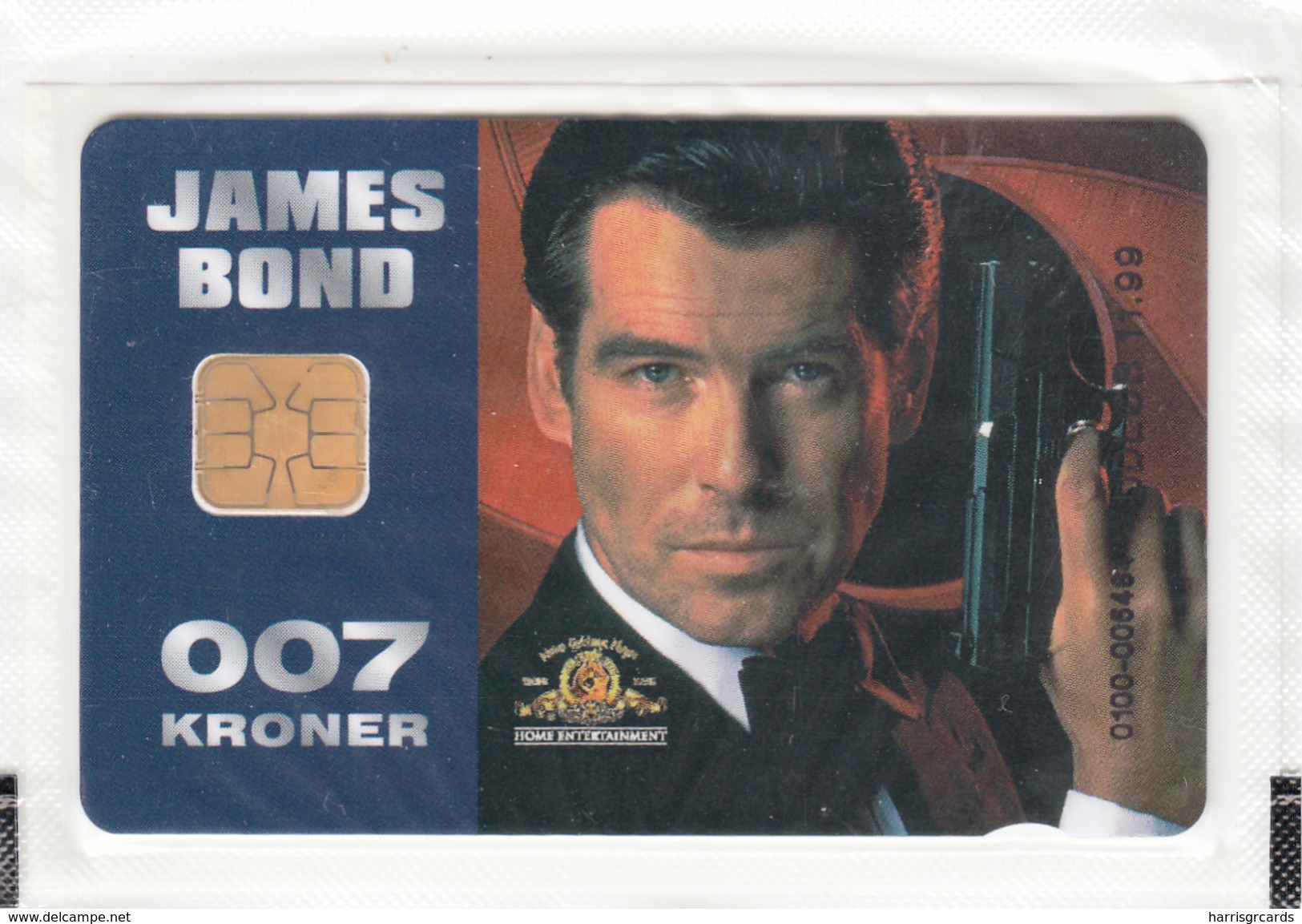 DENMARK - James Bond 007 , DB054a (without Notch), Tirage 920, Mint In Blister - Denmark