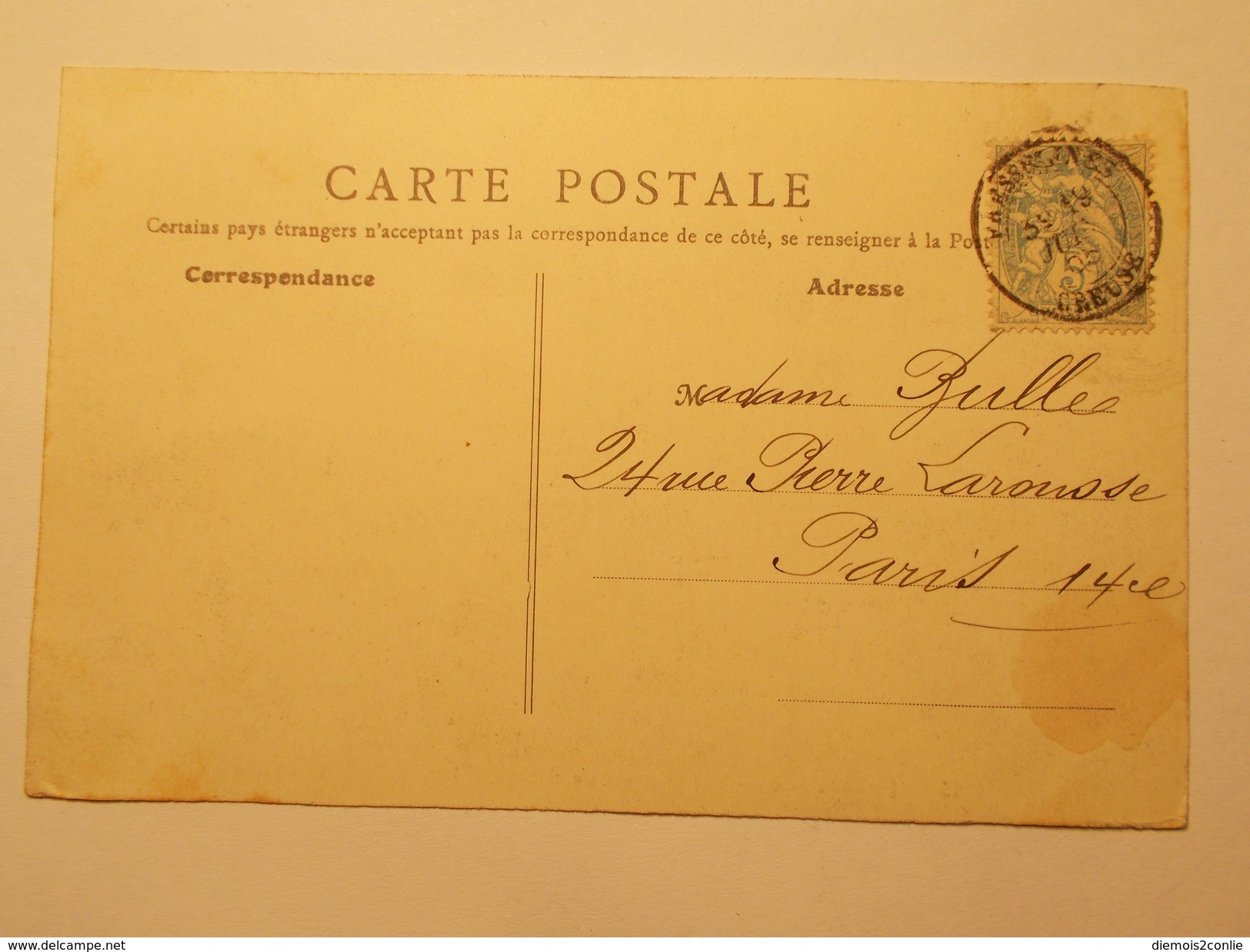 Carte Postale -  FRESSELINES (23) - Vue Prise Sur Un Chemin Au Bord De La Petite Creuse (1979) - Sonstige & Ohne Zuordnung