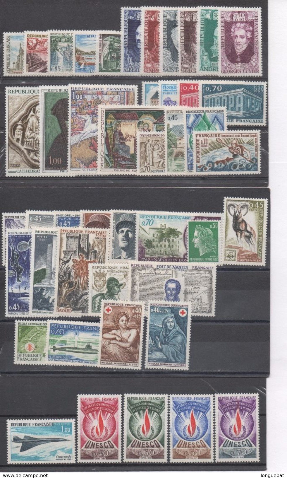 FRANCE - Timbres-Poste + Poste Aérienne + Timbres De Service  De 1969 - 1960-1969