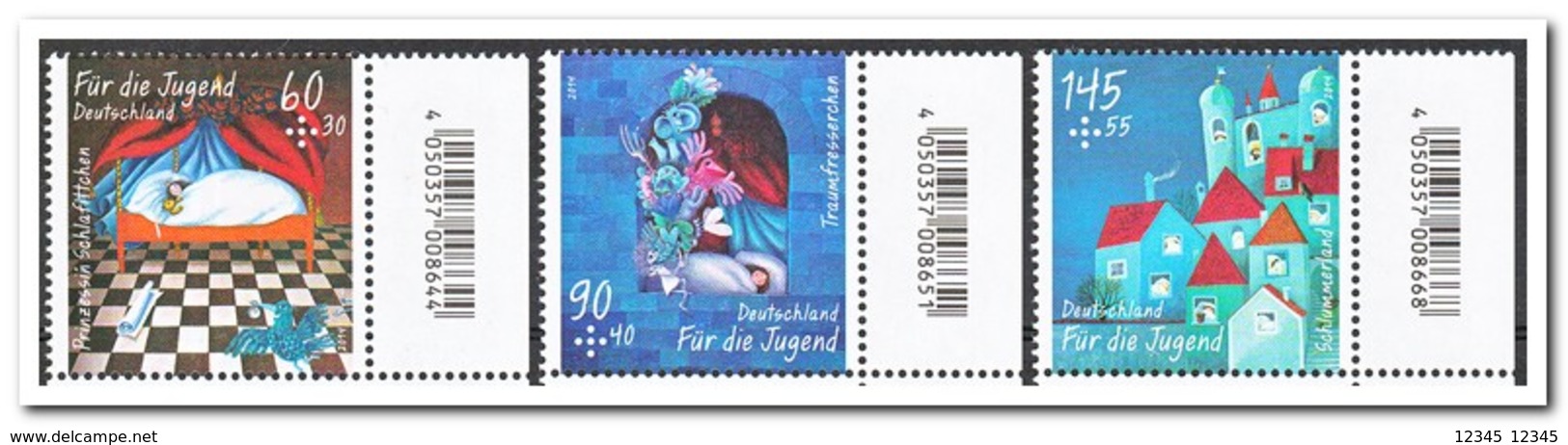 Duitsland 2014, Postfris MNH, MI 3096-3098, Children Stamps - Ungebraucht