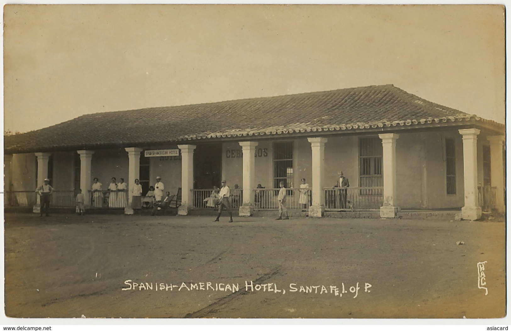 Real Photo  Spanish American Hotel Santa Fé Isle Of Pines Isla De Pinos - Cuba