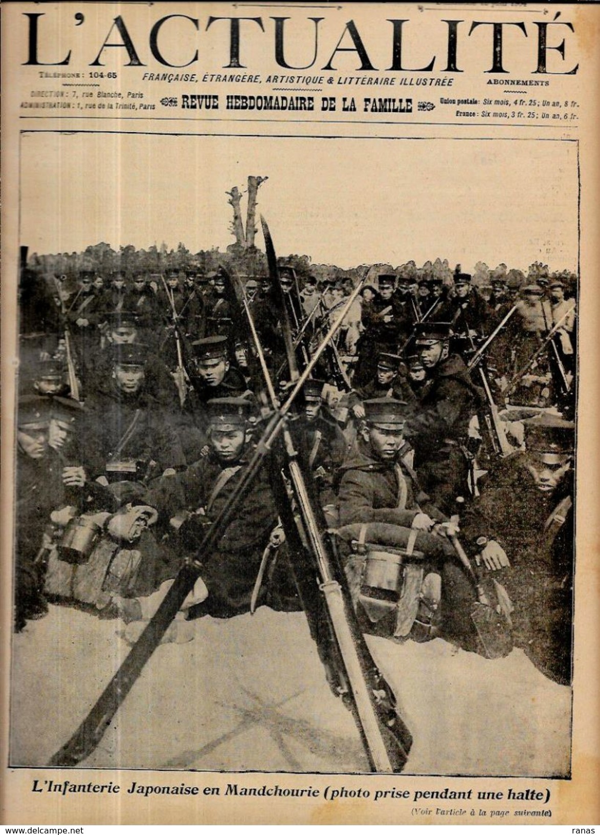 Revue L'actualité N° 230 De 1904 Guerre Russo Japonaise Russie Russia Japon Japan Mandchourie - Other & Unclassified