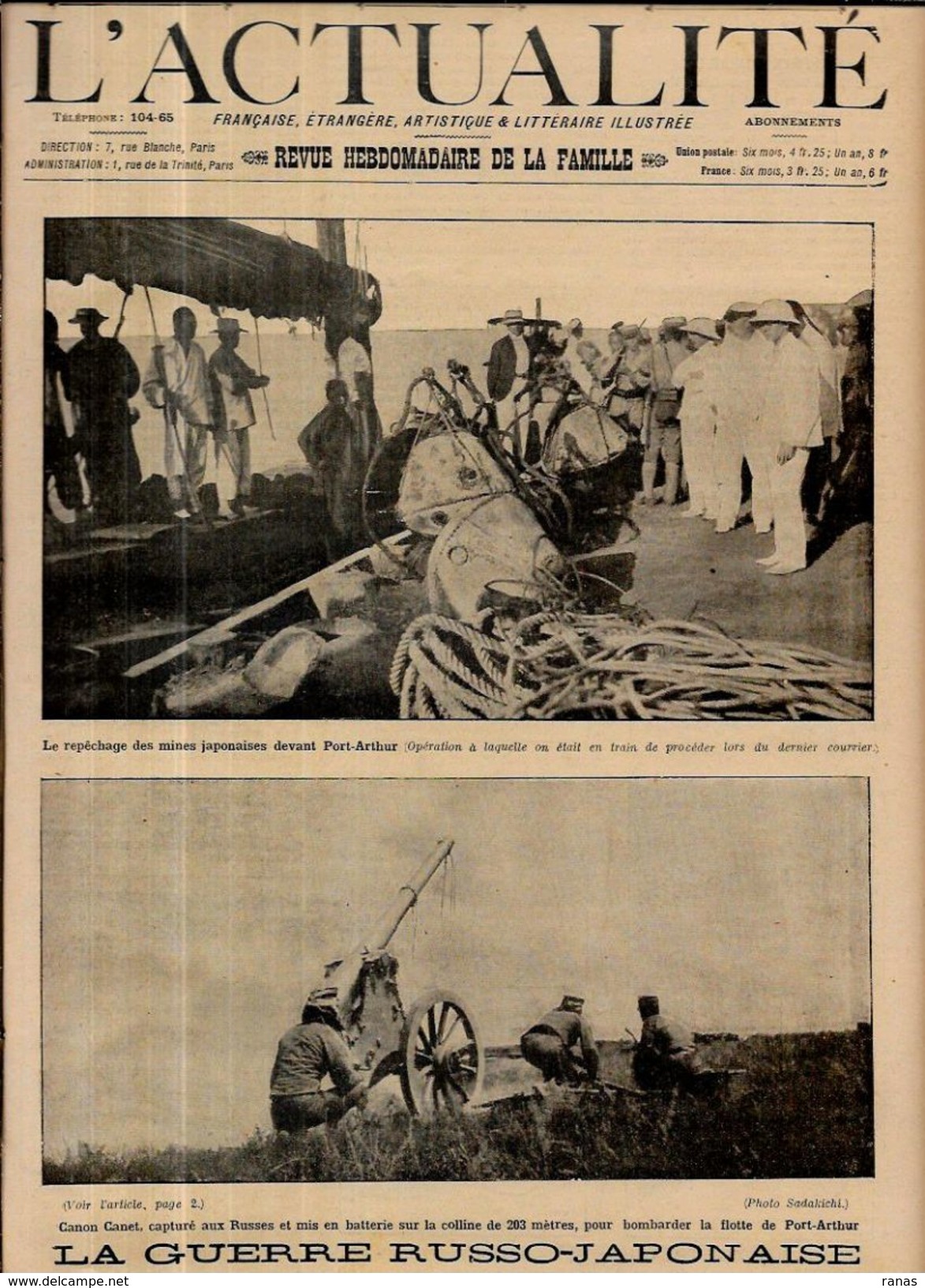Revue L'actualité N° 257 De 1904 Guerre Russo Japonaise Russie Russia Japon Japan Mandchourie - Other & Unclassified