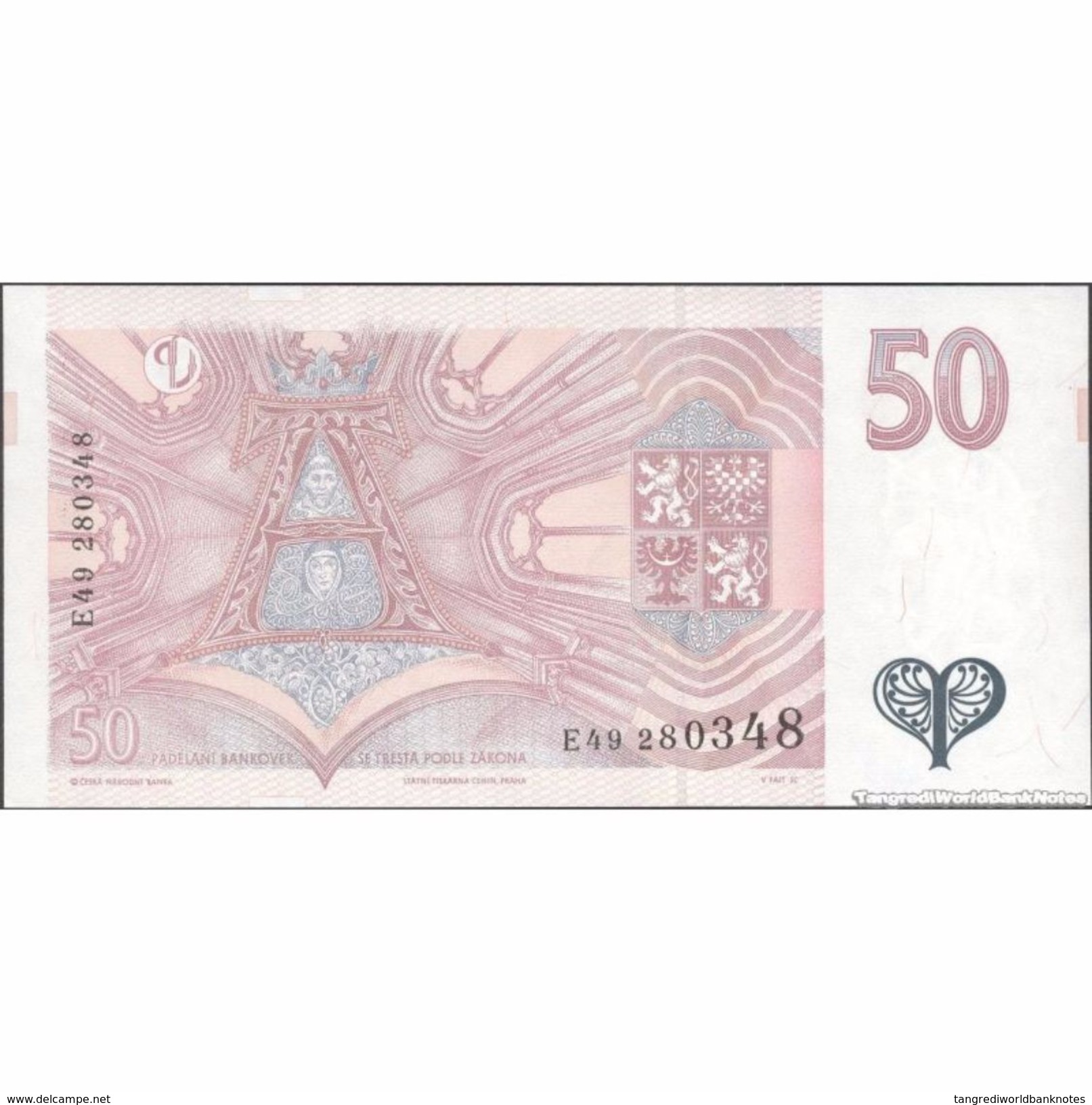 TWN - CZECH REPUBLIC 17 - 50 Korun Ceskych 1997 Series E49 UNC - Repubblica Ceca