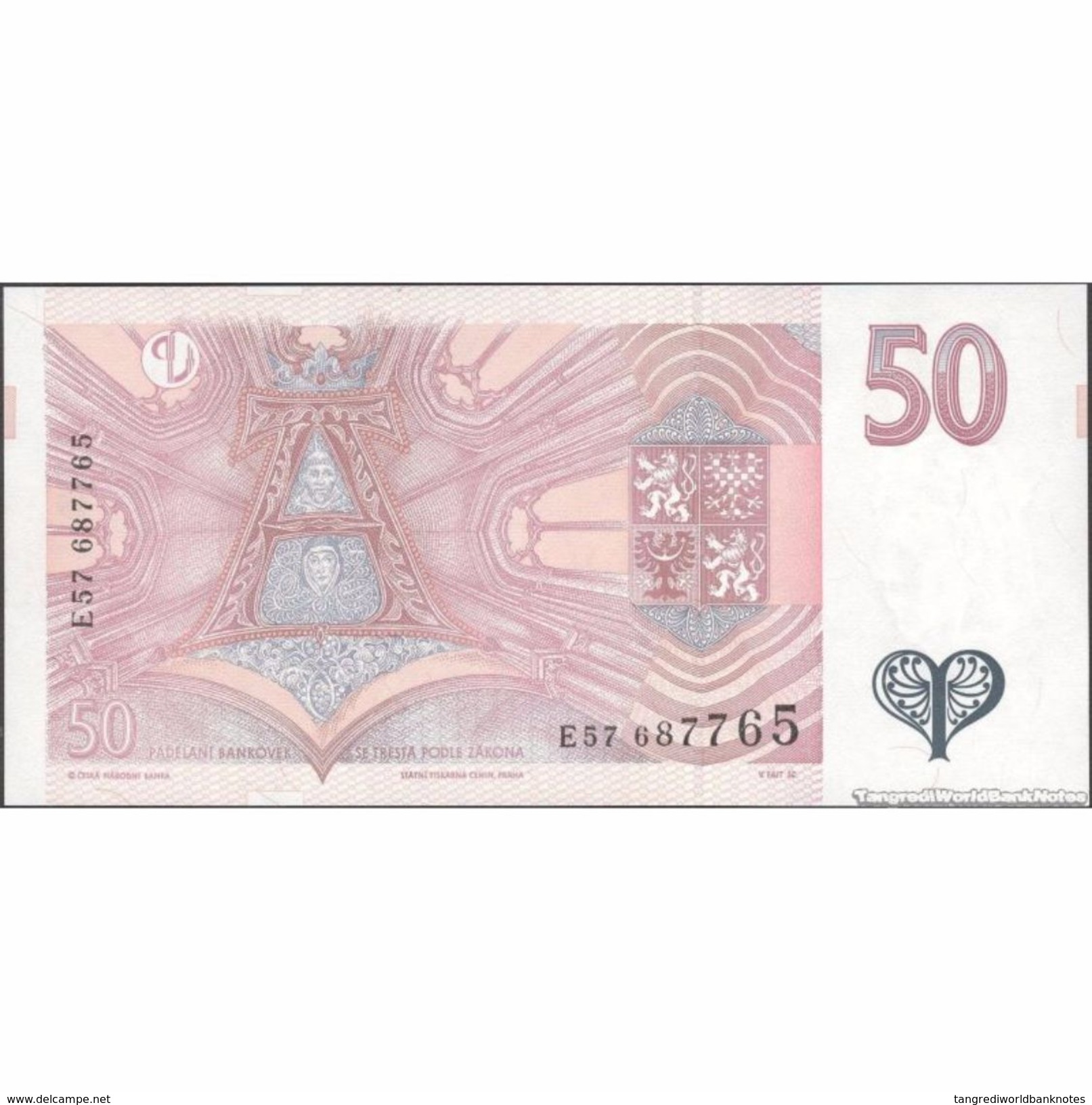 TWN - CZECH REPUBLIC 17 - 50 Korun Ceskych 1997 Series E57 UNC - Repubblica Ceca