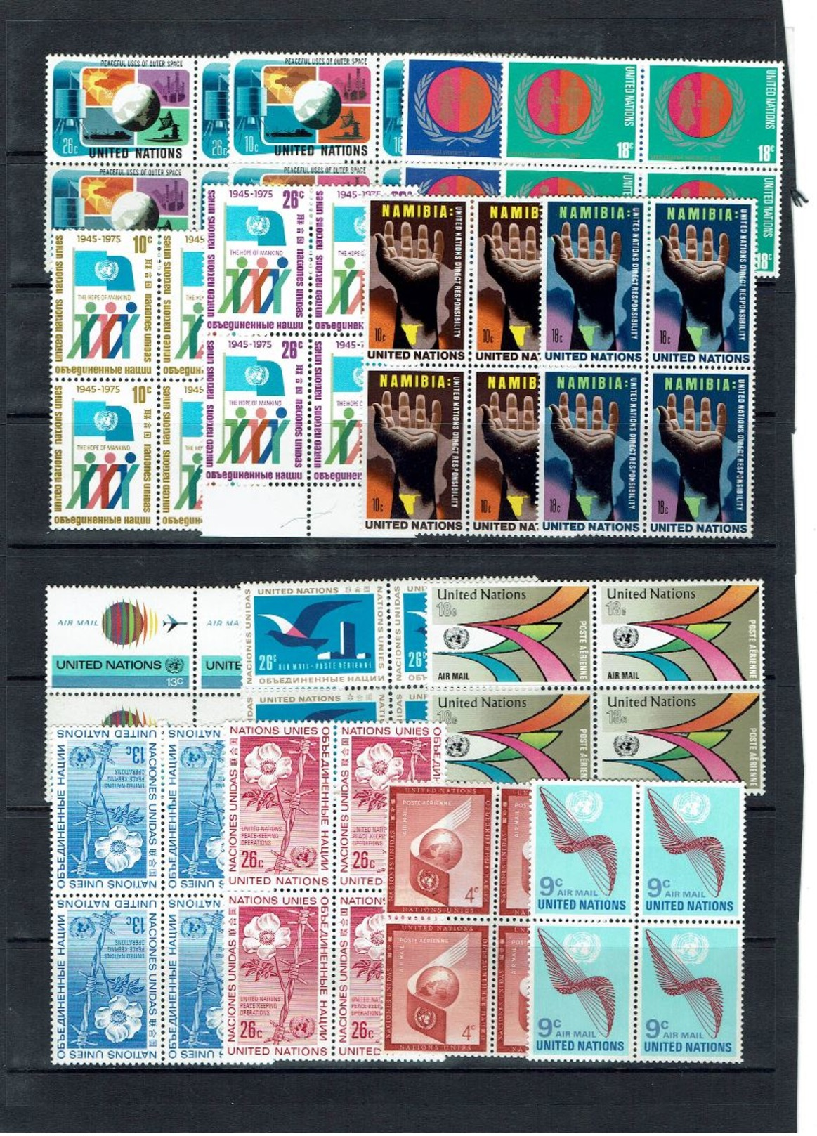 UNITED NATIONS NY...blocks Of Four...MNH - Lots & Kiloware (mixtures) - Max. 999 Stamps
