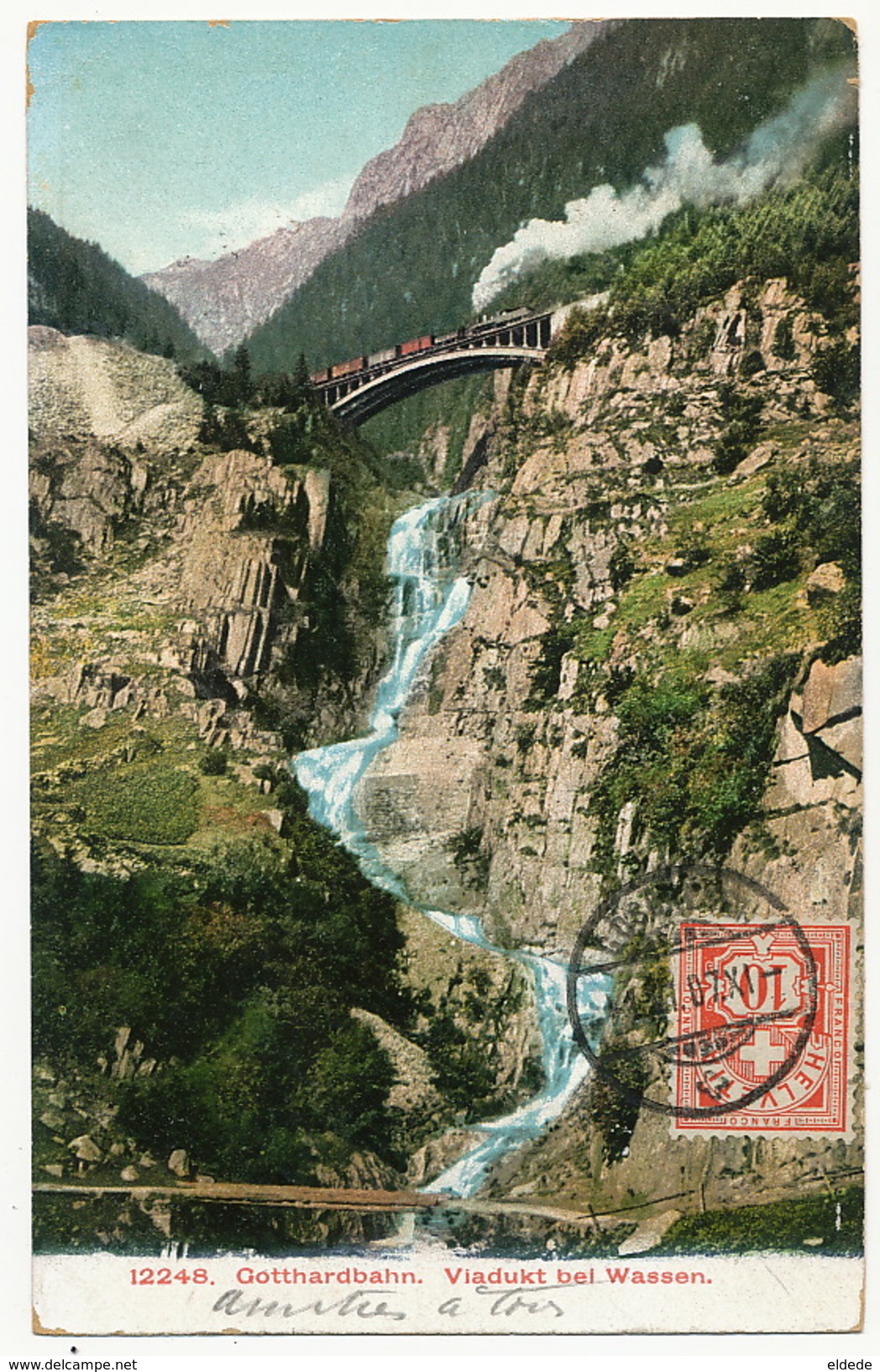 Gotthardbahn 12248 Viaduck Bei Wassen Edit Wehrli Used Goschenen - Göschenen