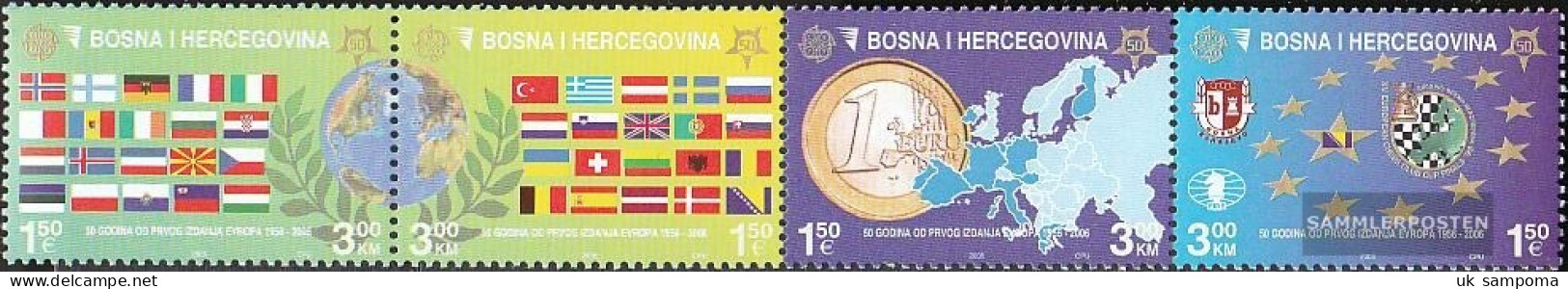 Bosnia-Herzegovina 419A-422A Quad Strip (complete Issue) Unmounted Mint / Never Hinged 2005 Europe Trade - Bosnia Erzegovina