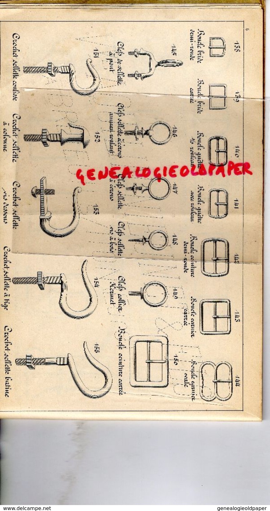 27- BRETEUIL SUR ITON- RARE CATALOGUE VVE AQUILIN NIEUNET &FILS- FABRIQUE QUINCAILLERIE-SELLERIE-CUIVRE-NICKEL-1941