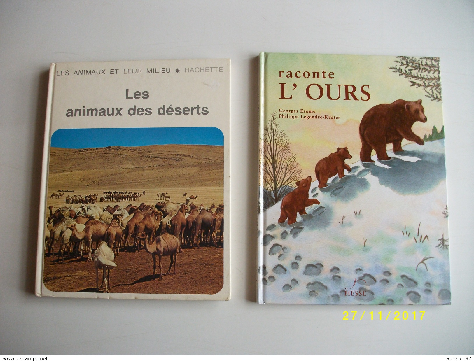 Raconte L'ours Et Les Animaux Du Désert - Loten Van Boeken