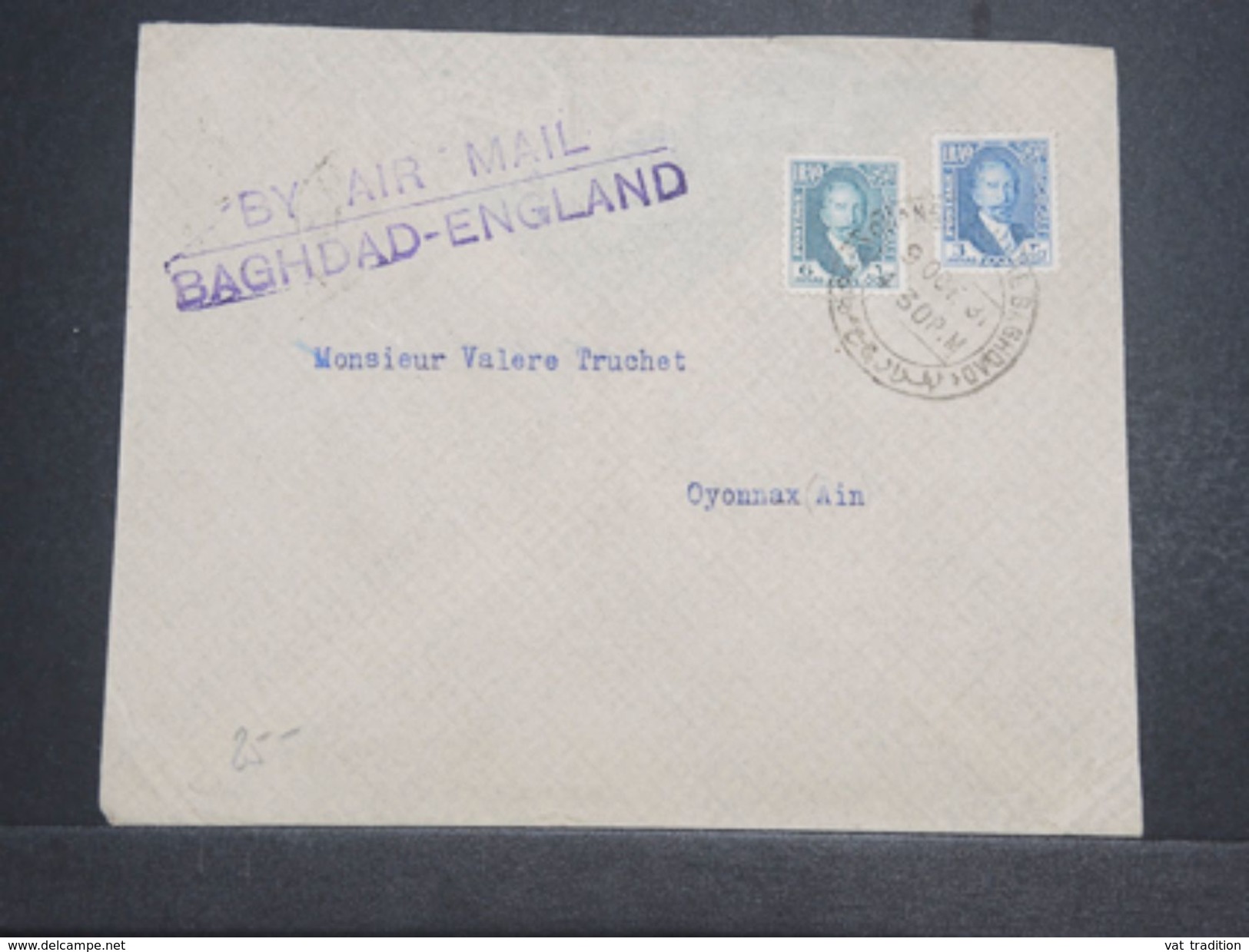 IRAQ - Enveloppe De Baghdad Pour La France En 1931 Par Avion Baghdad / England - L 10340 - Iraq