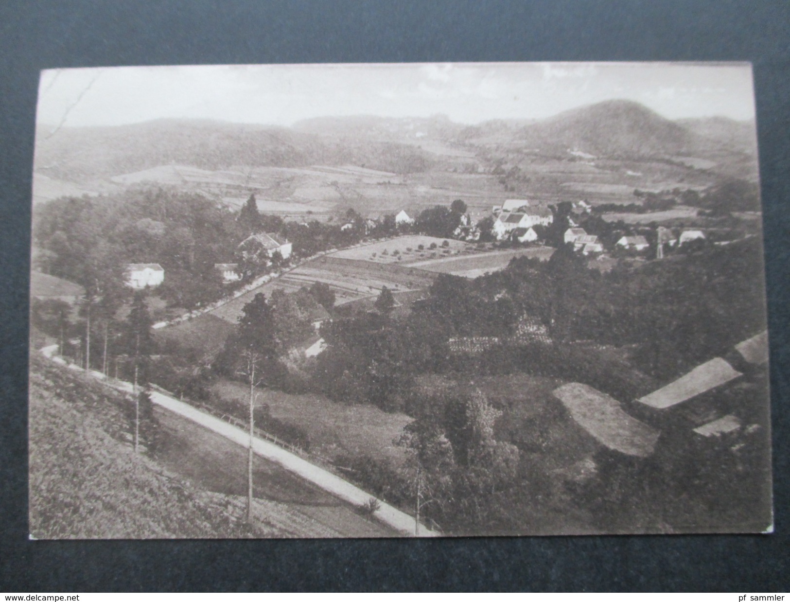 AK / Fotokarte 1935 Bad Geltschberg Mit Ober Wessig Nordböhmen / Sudeten. Panorama. Winziger Ort! - Sudeten