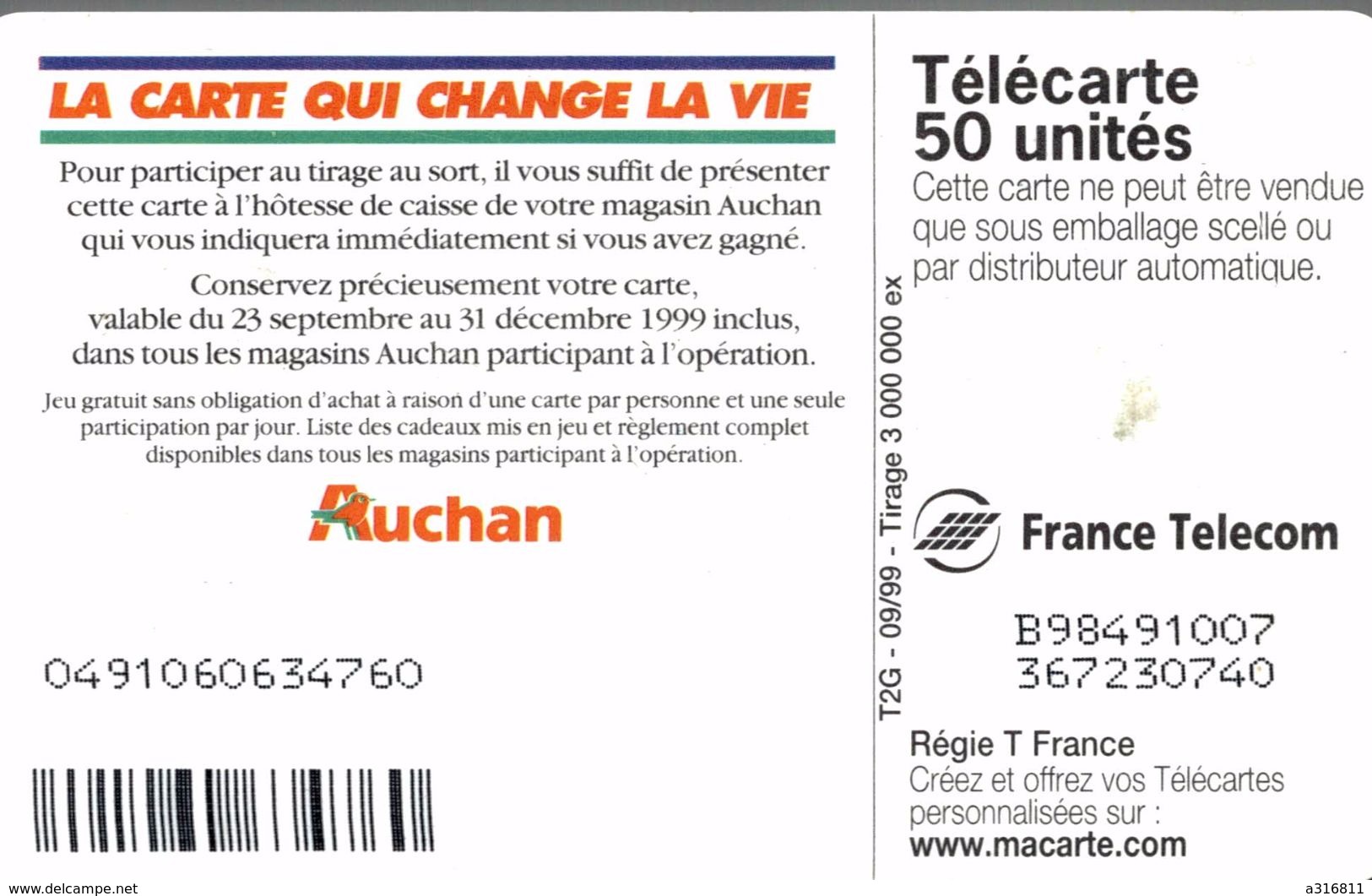 AUCHAN - 120 Unités 