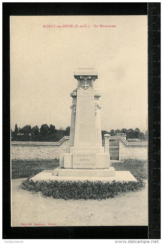 ROSNY SUR SEINE - Le Monument - Rosny Sur Seine