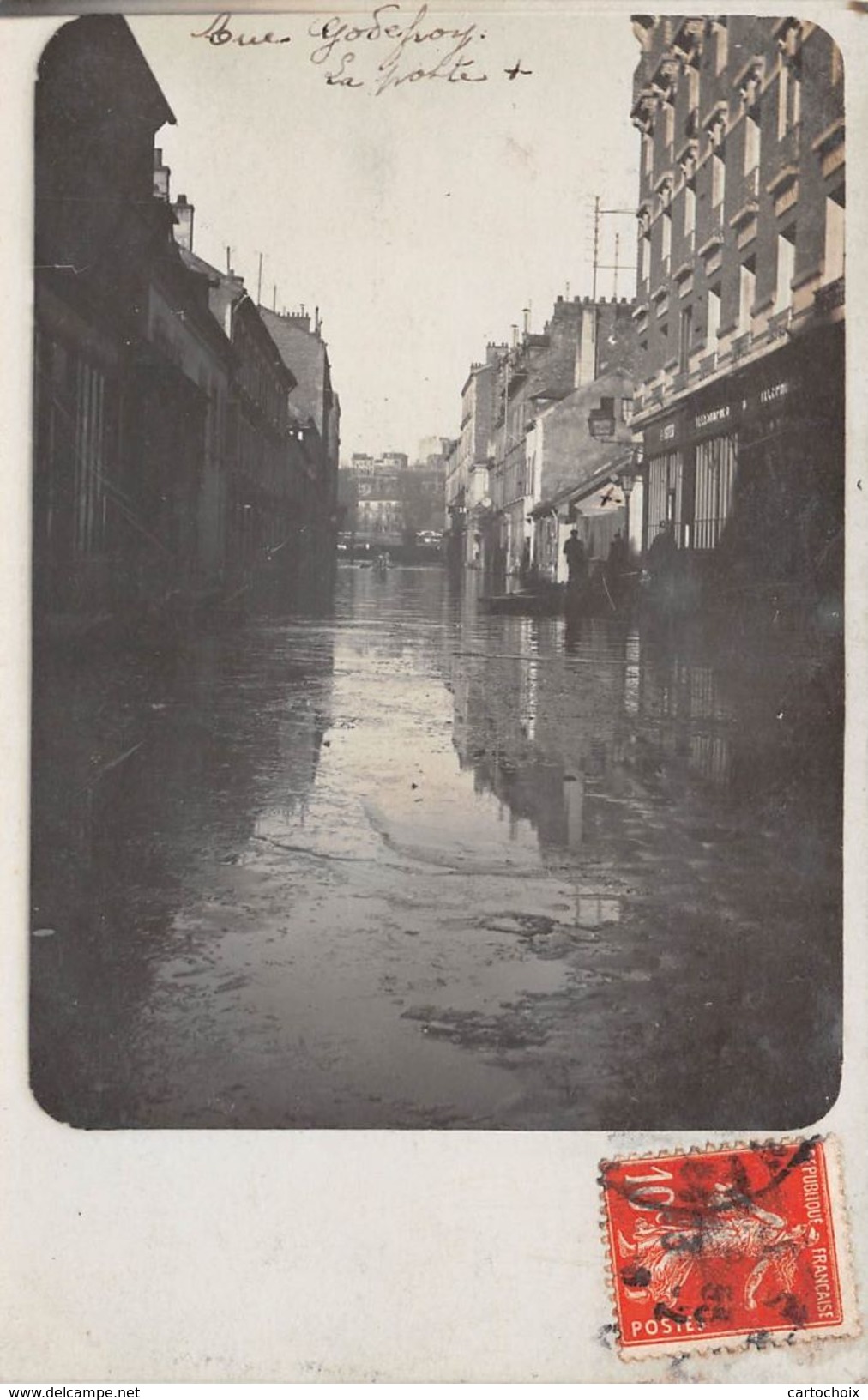 92 - Puteaux - Carte Photo - Rue Godefroy - La Poste - Puteaux