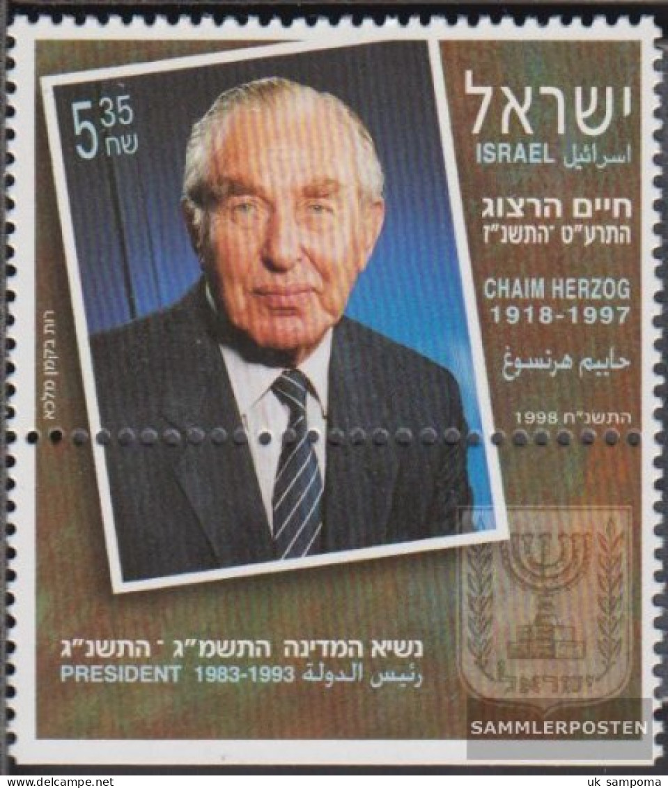 Israel 1458 With Tab (complete Issue) Unmounted Mint / Never Hinged 1998 Chaim Duke - Unused Stamps (with Tabs)