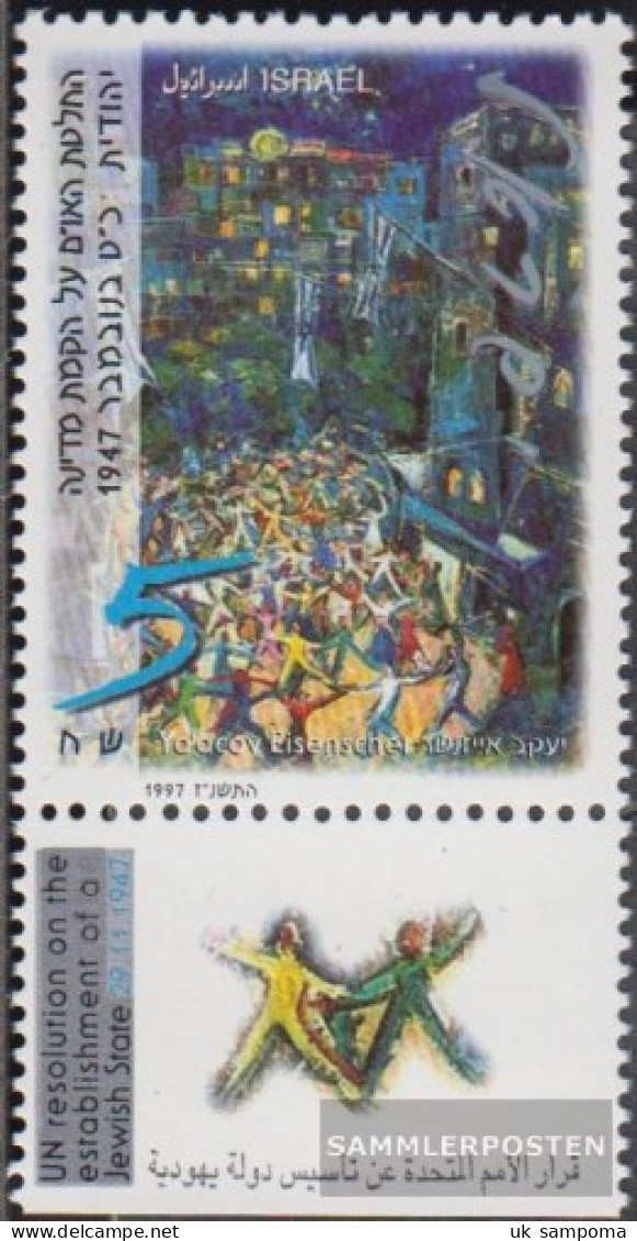 Israel 1442I With Tab (complete Issue) Unmounted Mint / Never Hinged 1997 Founding Jewish State - Unused Stamps (with Tabs)