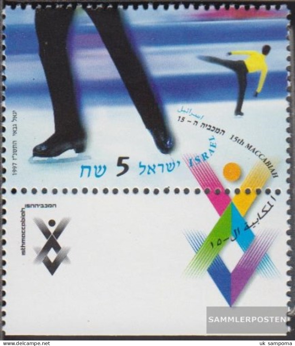 Israel 1430 With Tab (complete Issue) Unmounted Mint / Never Hinged 1997 Makkabiade - Unused Stamps (with Tabs)