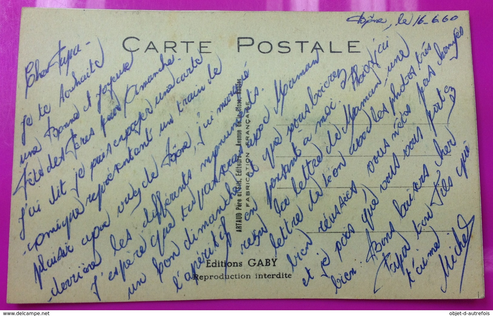 Carte Postale Système Bône 10 Vues Algérie Annaba - Annaba (Bône)