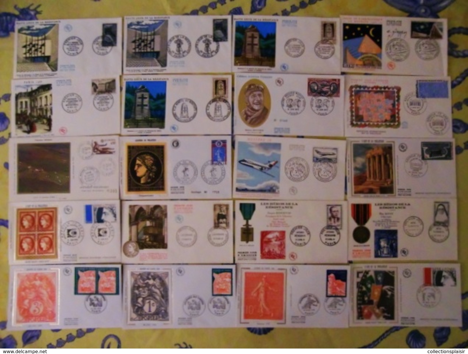 280 FDC DIFFERENTS BELLE COLLECTION