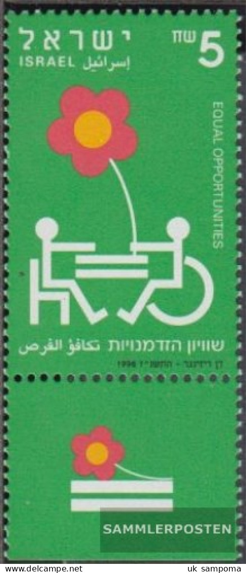 Israel 1408 With Tab (complete Issue) Unmounted Mint / Never Hinged 1996 Equal Opportunities For Disabled - Unused Stamps (with Tabs)