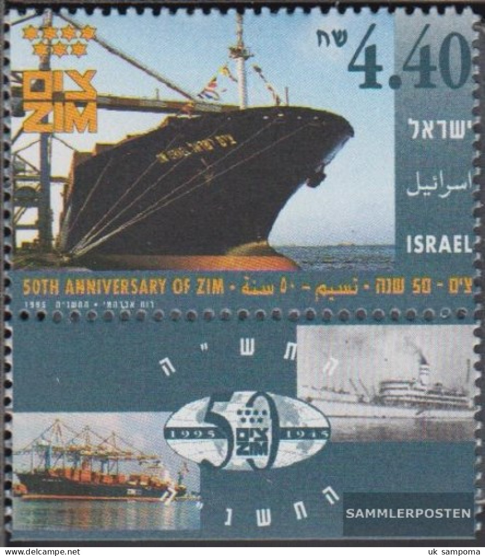 Israel 1335 With Tab (complete Issue) Unmounted Mint / Never Hinged 1995 Owner ZIM - Unused Stamps (with Tabs)