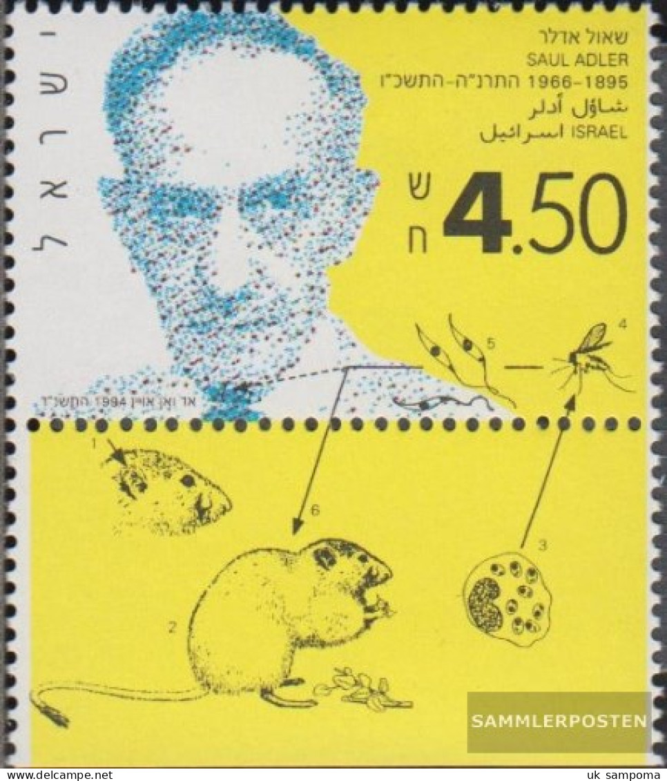 Israel 1299 With Tab (complete Issue) Unmounted Mint / Never Hinged 1994 Scientists - Nuovi (con Tab)