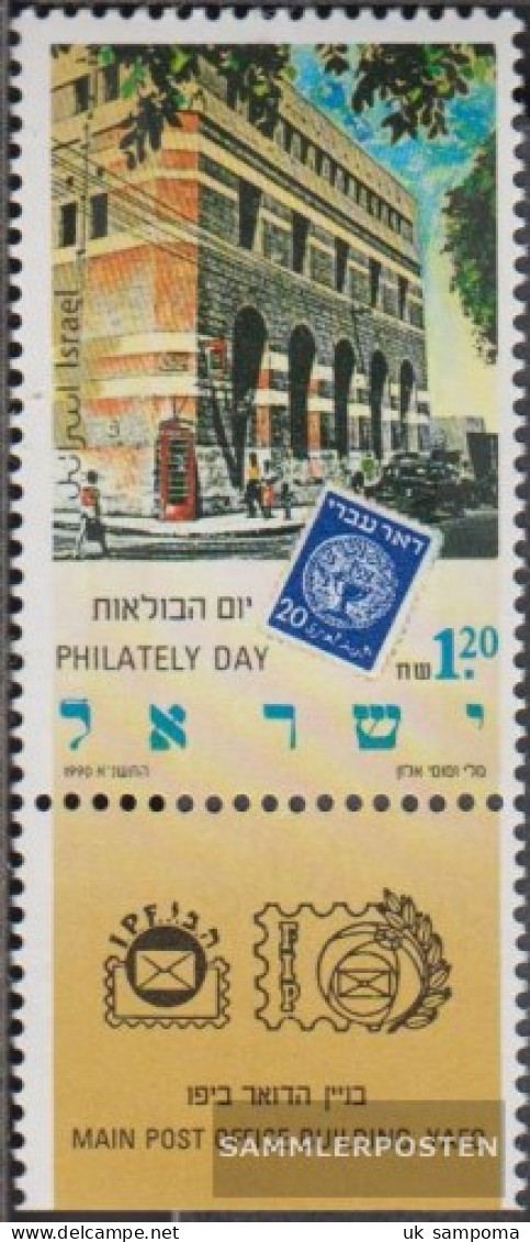 Israel 1176 With Tab (complete Issue) Unmounted Mint / Never Hinged 1990 Day The Stamp - Unused Stamps (with Tabs)