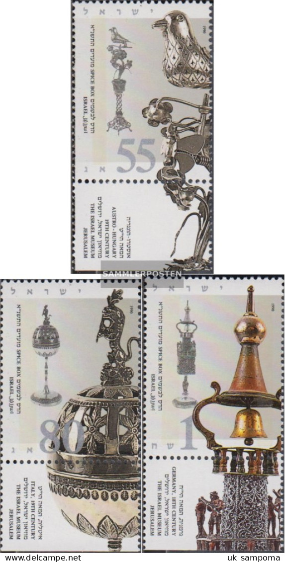 Israel 1167-1169 With Tab (complete Issue) Unmounted Mint / Never Hinged 1990 Gewürzbehälter - Unused Stamps (with Tabs)